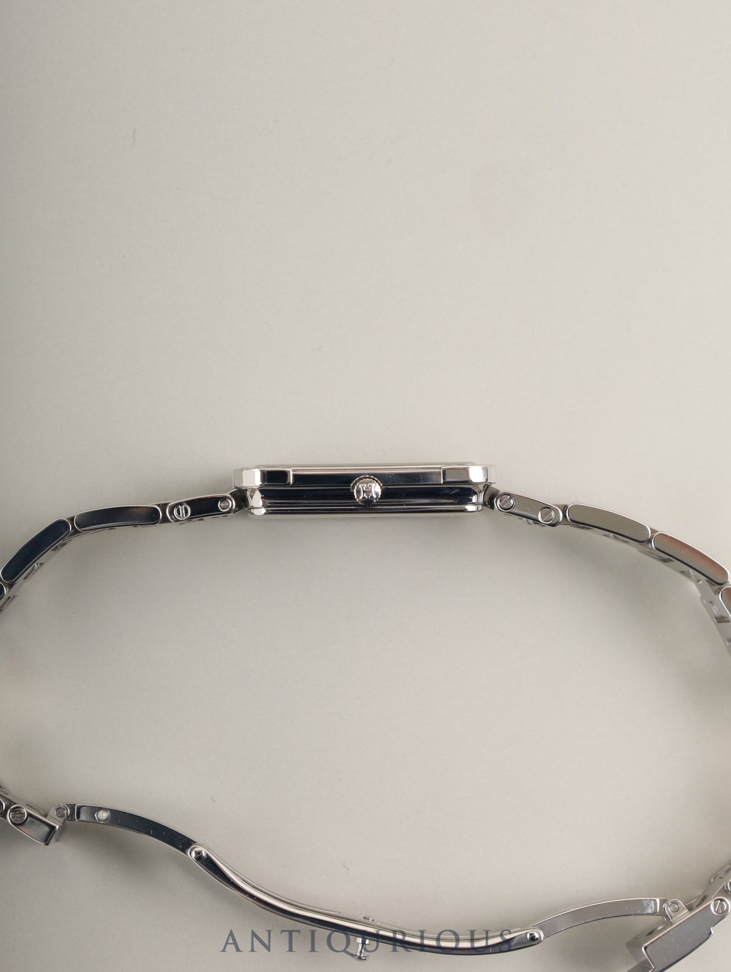 エルメス クロアジュール CR2.210 クォーツ Cal.976.001 SS SS ホワイトシェル文字盤 箱 保証書(2015年)オーバーホール済み