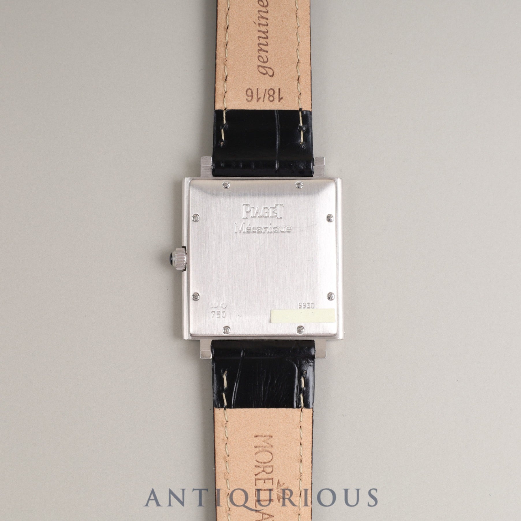 Piaget Altiplano 9930 Manual winding Cal.430P 750 Leather Genuine buckle (750) Black dial Overhauled