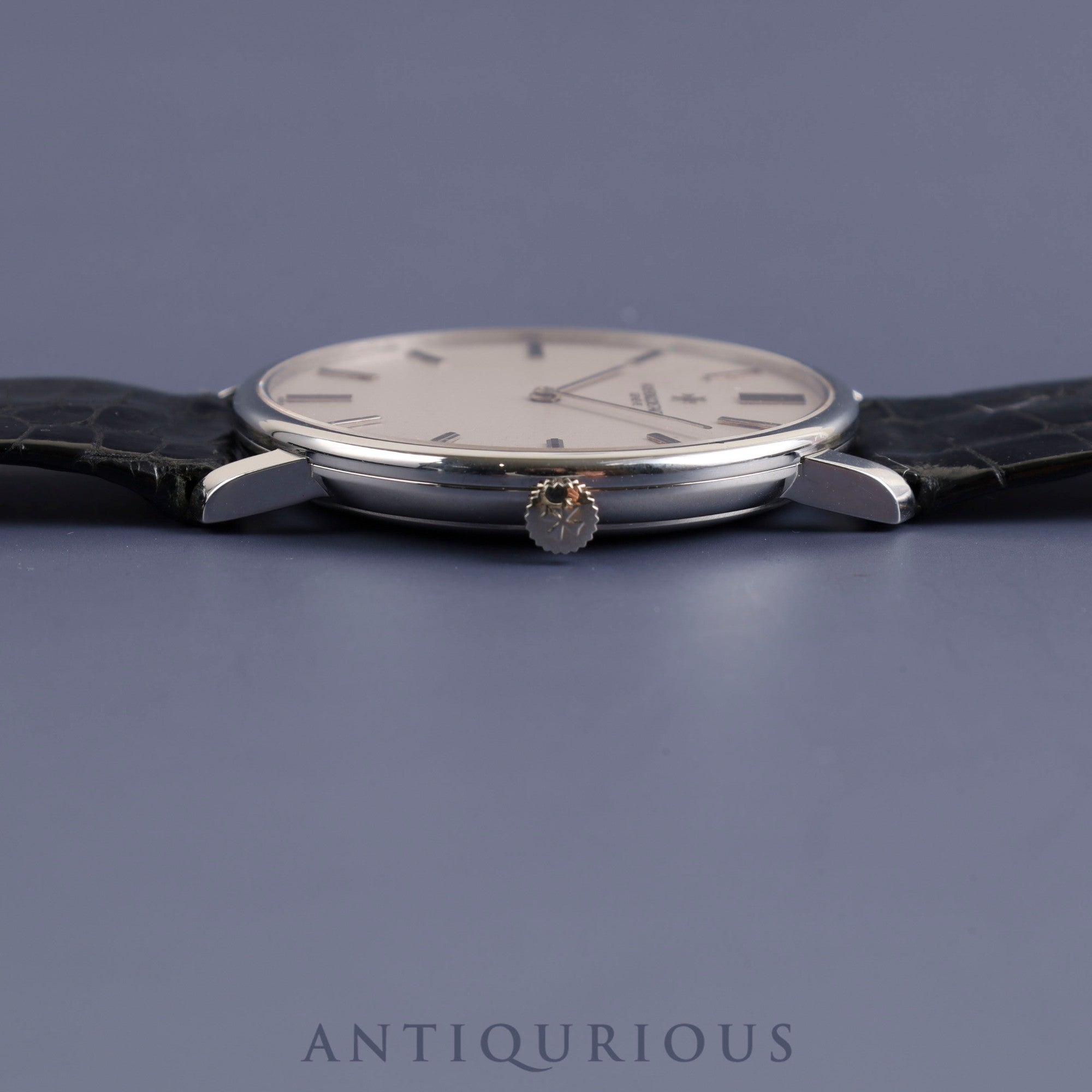 Vacheron Constantin Round 34010 Manual winding Cal.K1014 SS Genuine leather strap Genuine buckle (SS) Silver dial 35.0mm 1970s Overhauled