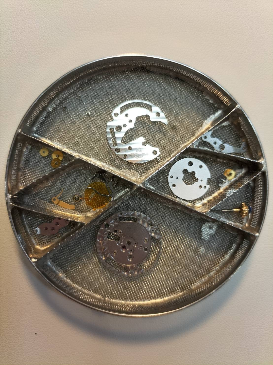 Cartier Must Colisée 1902 Quartz Cal.90 SV925 Leather Original Pin Buckle (GP) Side Trinity Dial (SWISS marking) Overhauled