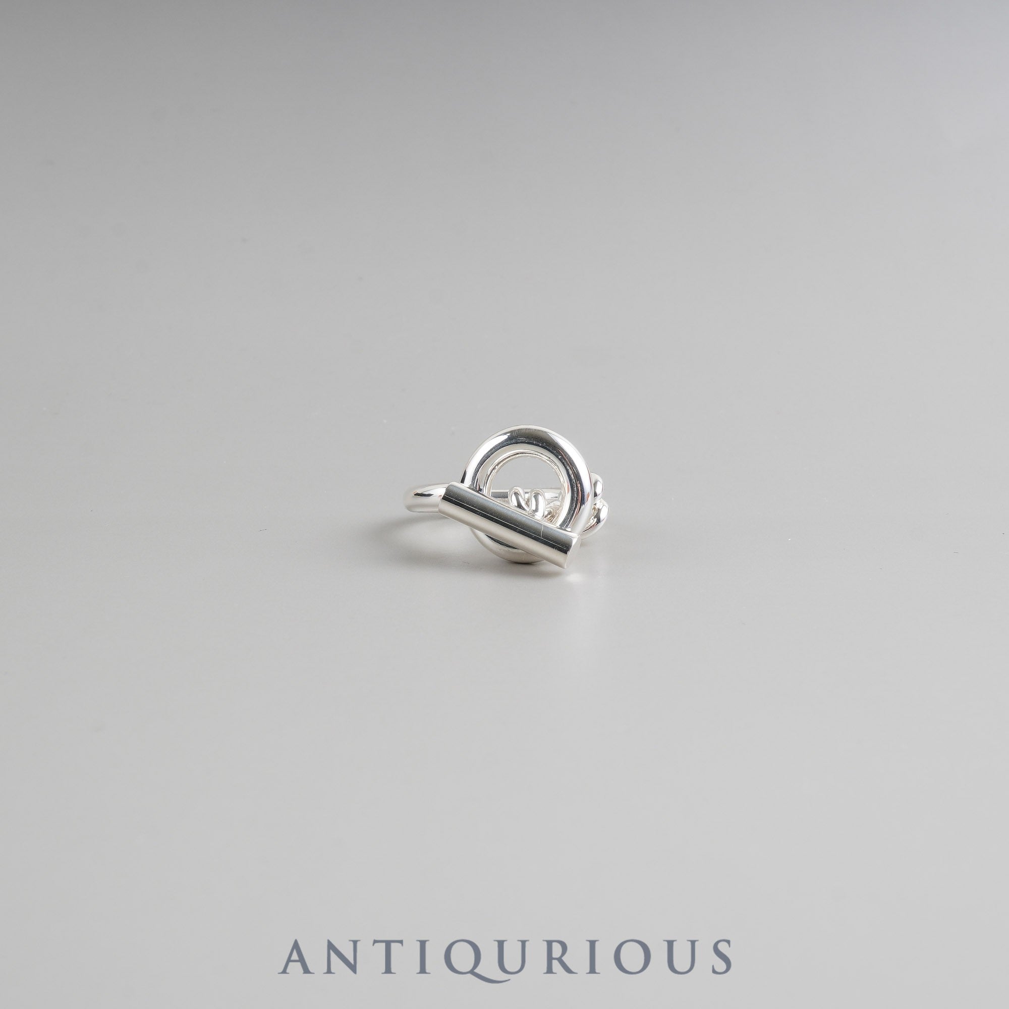 Hermes Croisette Ring, SV925, #55, Size 14.5, Box, 23 Years Engraved