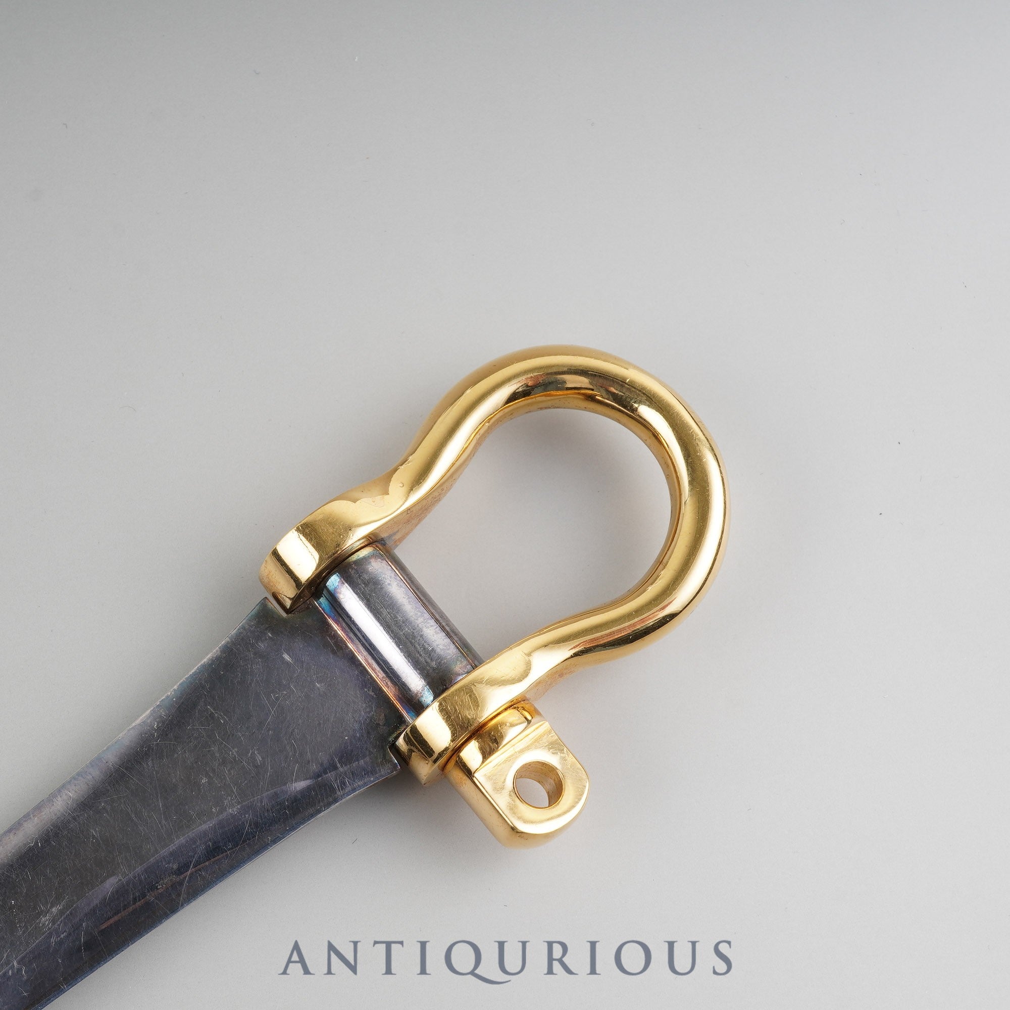 エルメス ペーパーナイフ メタル シルバー×ゴールド