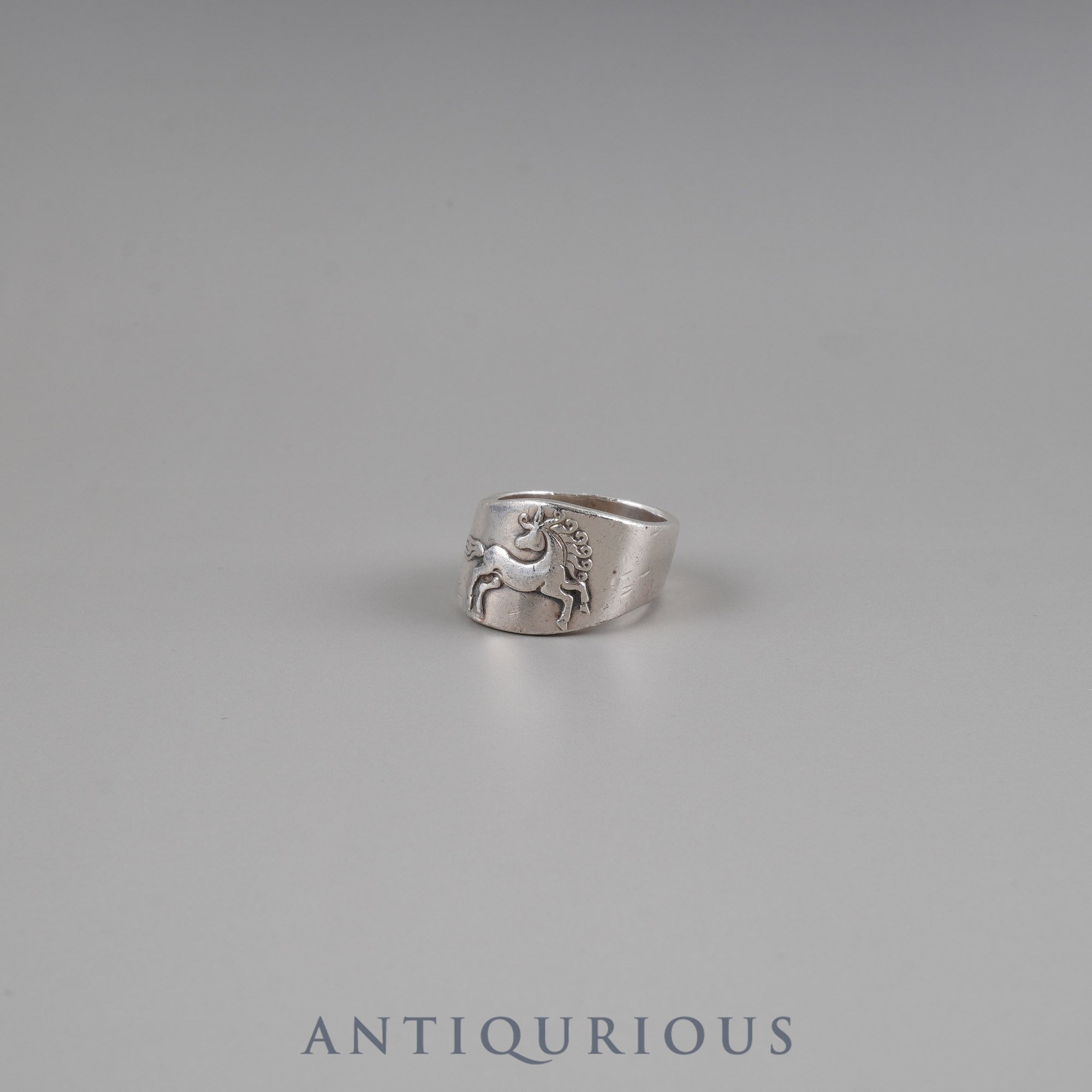 Hermes Horse Ring Sterling Silver #54