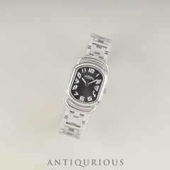 エルメス ラリー RA1.210 クォーツ Cal.976.001 SS SS グレー文字盤 オーバーホール済み