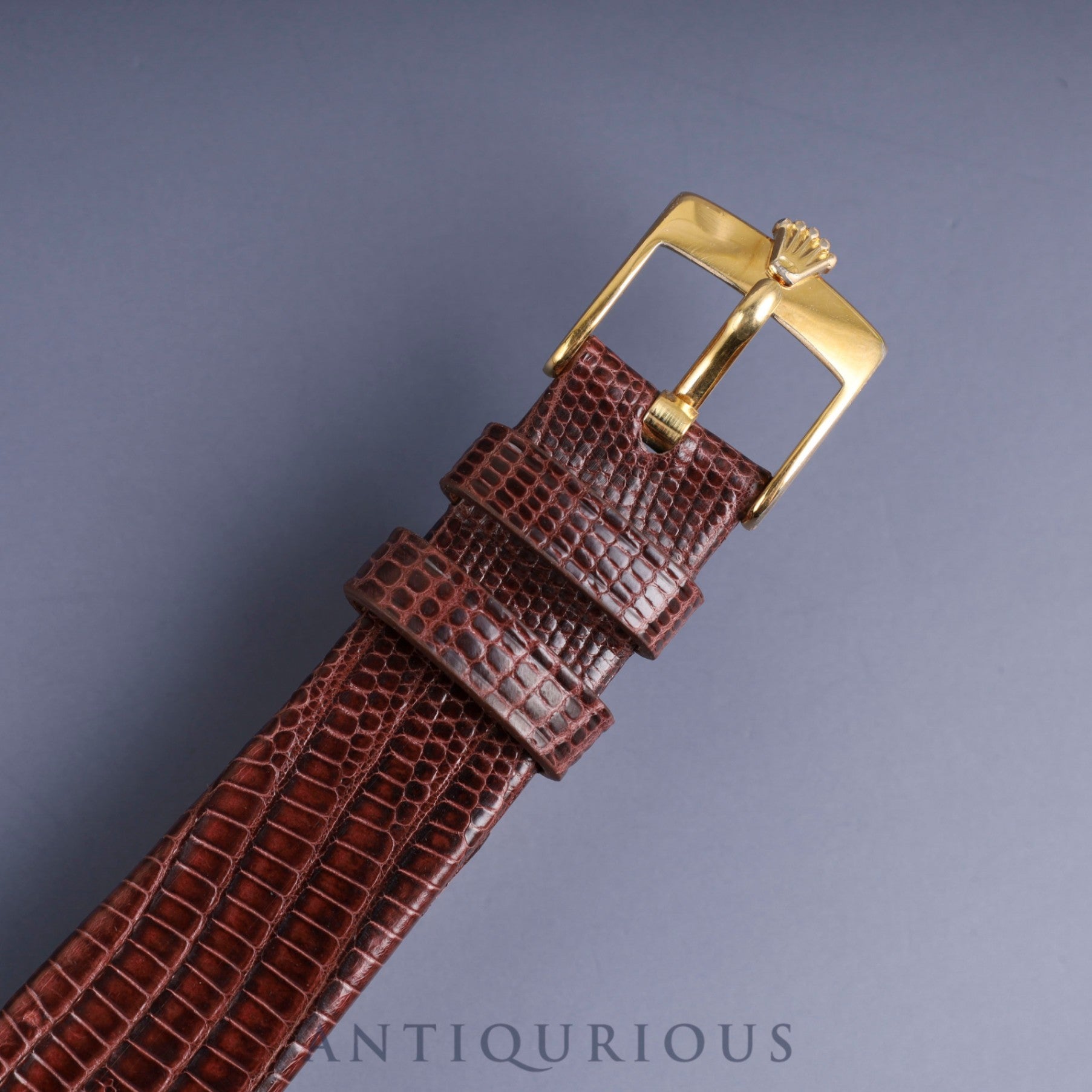 Rolex Cellini 4136 Manual winding Cal.1601 750 Leather Genuine buckle (GP) Silver dial No. 43 (1975) Overhauled