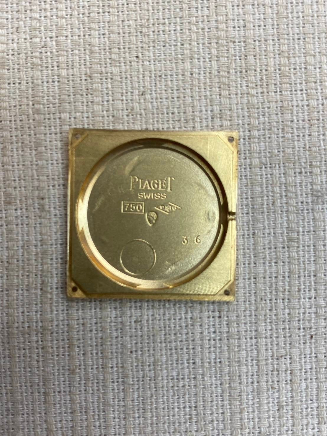 Piaget Tradition 90802D Manual winding Cal.9P2 YG Leather Genuine buckle (750) White dial Overhauled