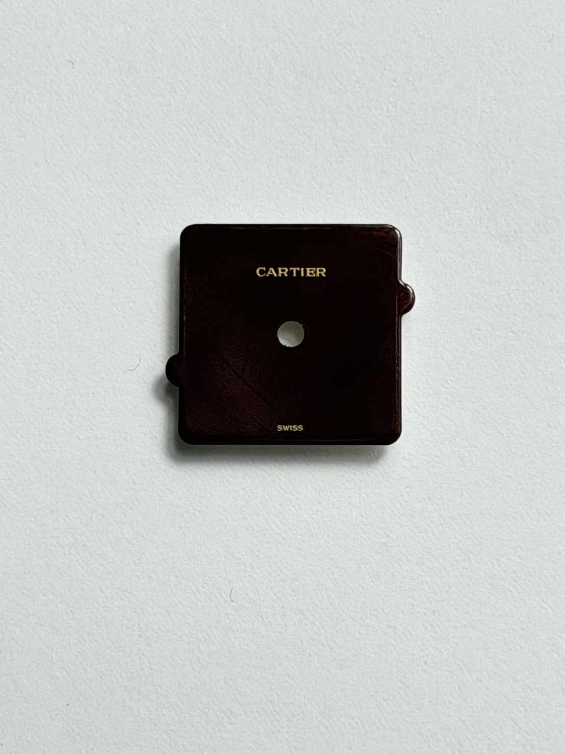 カルティエ サントス カレ SM 0902 自動巻き Cal.ETA2670 SS/YG SS/YG ガーネットダイアル ボルドー文字盤(SWISS表記) オーバーホール済み