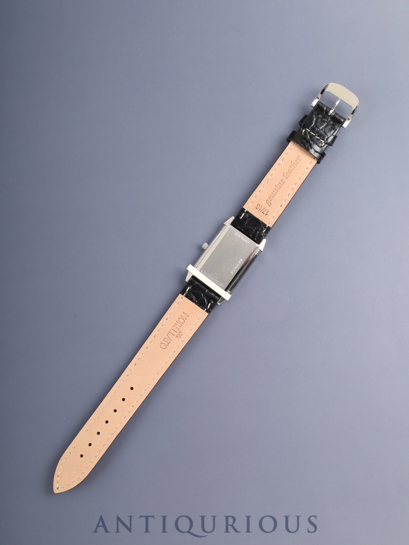 ジャガー・ルクルト レベルソ クラシック 250.8.86 手巻き Cal.846/1 SS 革 純正ピンバックル(SS)シルバーアラビア文字盤 オーバーホール済み