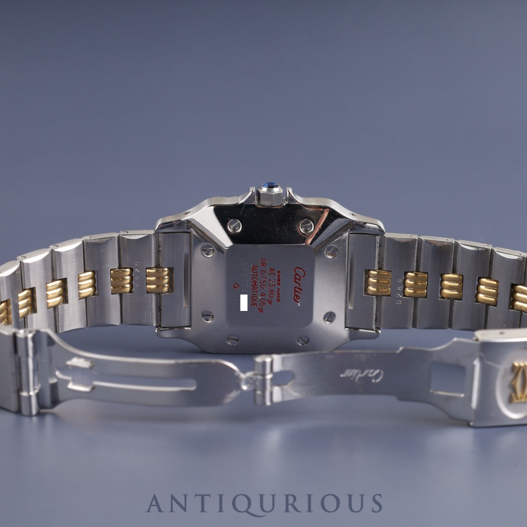 カルティエ サントス ガルベ LM 2961 自動巻き SS/YG SS/YG ホワイトローマン文字盤 カルティエブティックにてコンプリートサービス(フルメンテナンス)済み