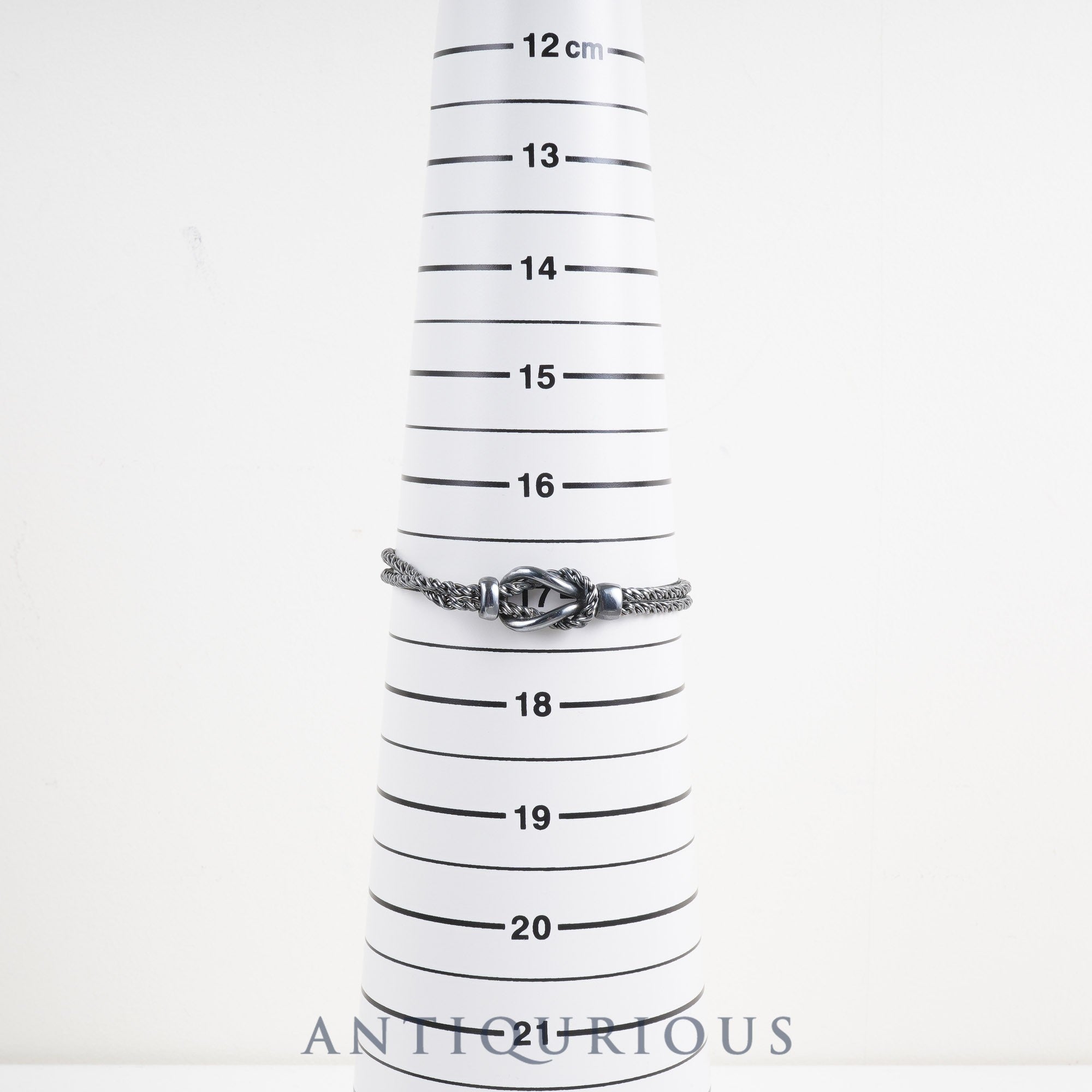 ティファニー ブレスレット センターノットダブルロープ スターリングシルバー