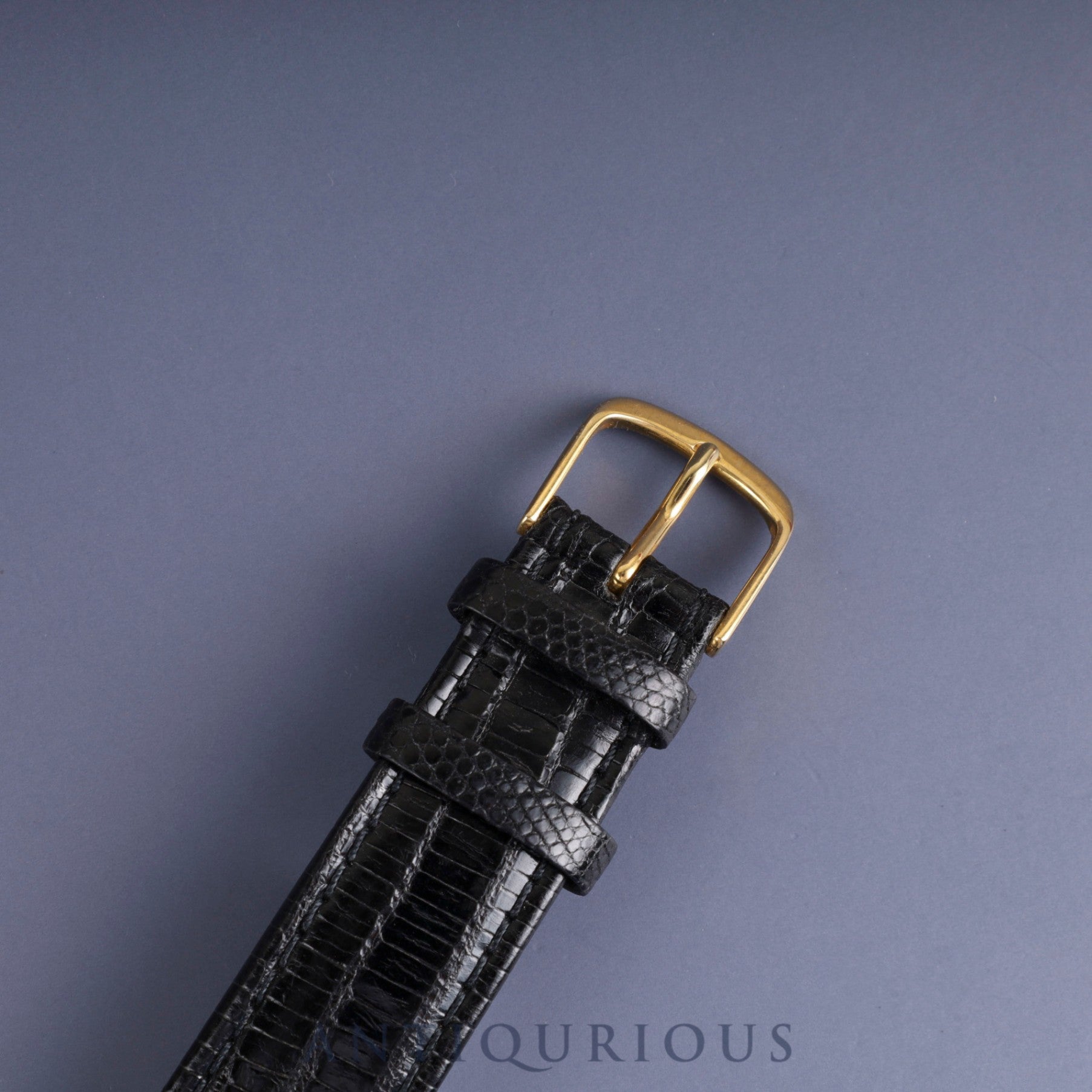 ティファニー ラウンドクラシック クォーツ Cal.ETA255.441 14K 革 社外尾錠(GP) ホワイトアラビア文字盤 オーバーホール済み