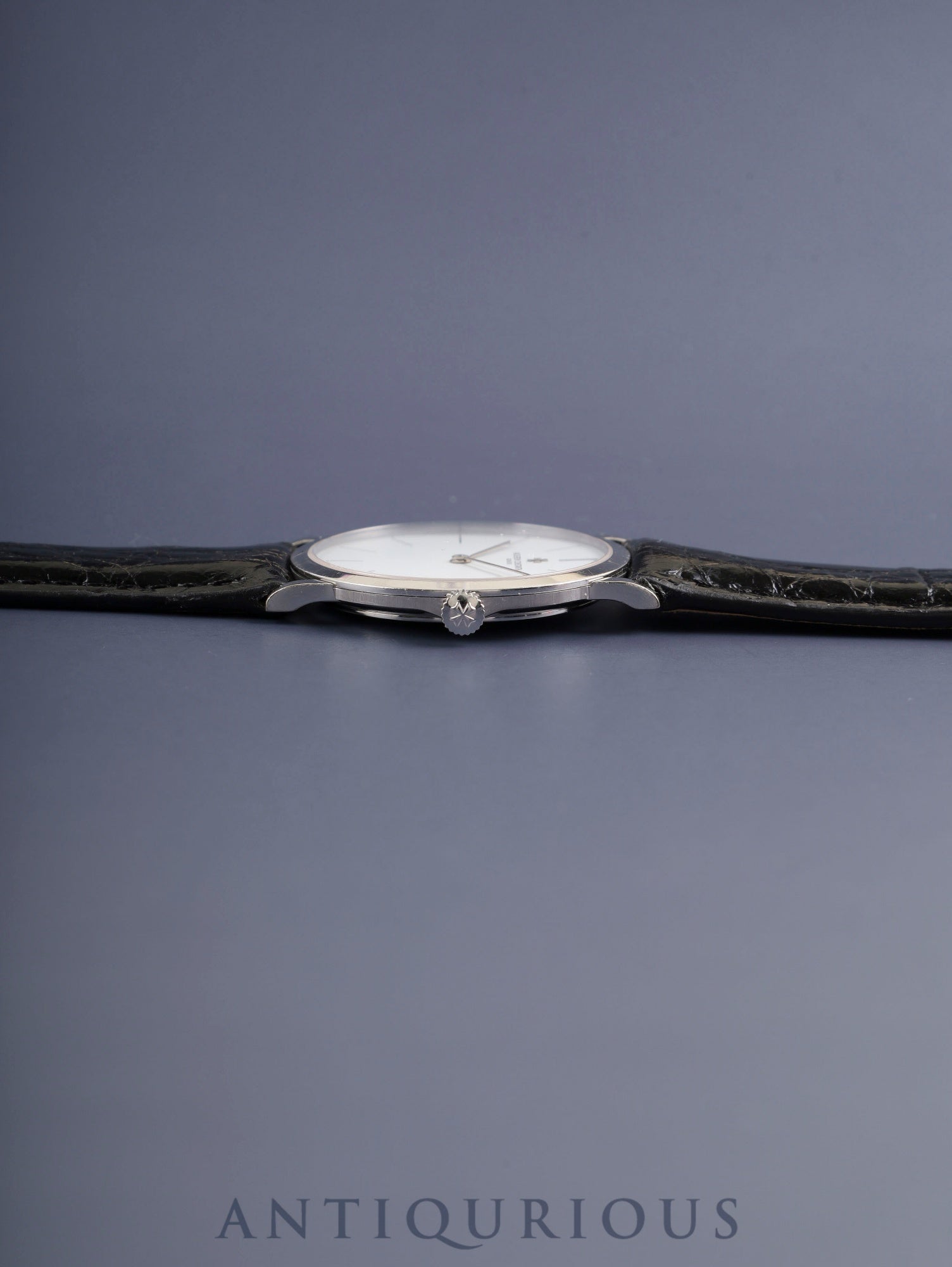 ヴァシュロン・コンスタンタン パトリモニー 33093/000G-0936 手巻き Cal.1003/2 750WG 革 純正ピンバックル(750WG)ホワイト文字盤 箱 ケース 冊子 タグ 保証書(2002年)修理完了紙(無記載)JEAN ROUSSEAU製革ベルト オーバーホール済み