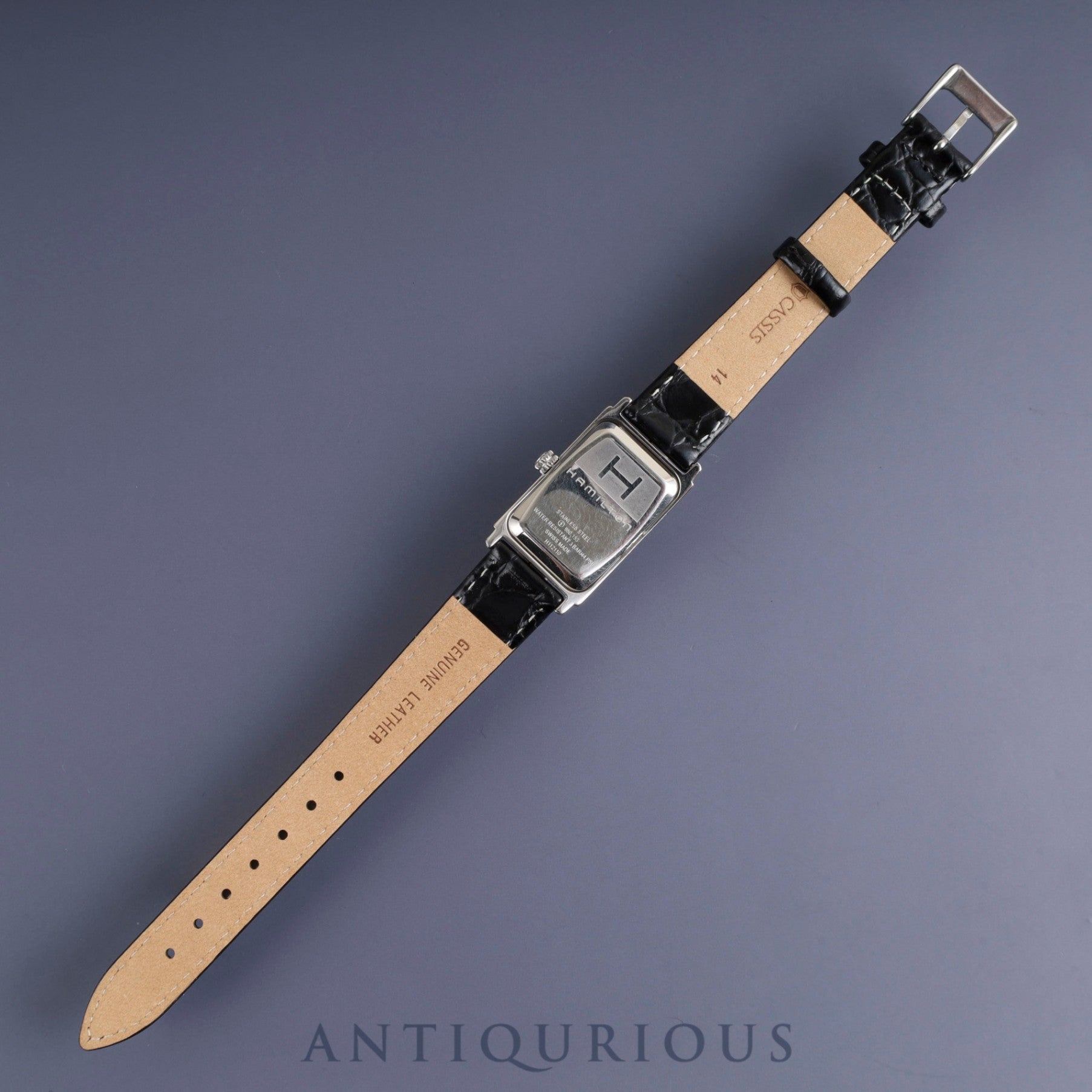 Hamilton Ardmore H112110 / 980.153 Quartz Cal.980.153 SS Leather Third party buckle (SS) Silver dial Overhauled