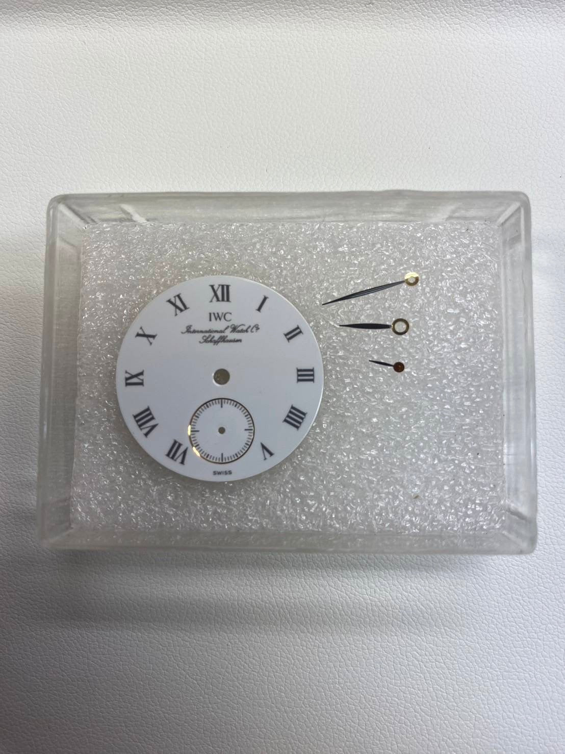 IWC Portofino IW2532 Manual winding Cal.4231 YG Leather Genuine buckle (GP) White dial 31.0mm Overhauled IWC