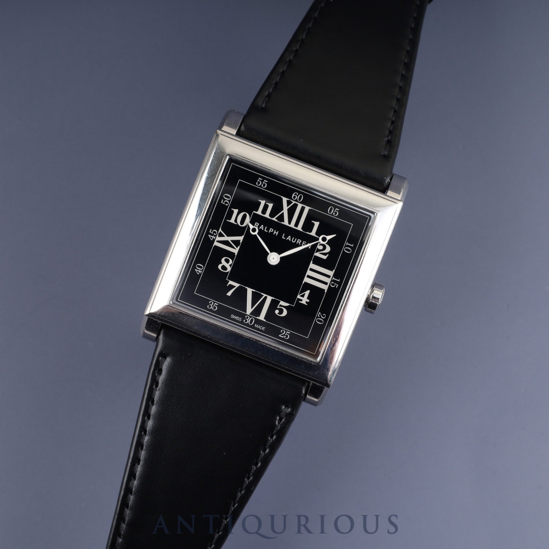 ラルフローレン RL867 35 MM 自動巻き Cal.RL300-1  SS 純正革ベルト 純正尾錠(SS)ブラック文字盤 箱 オーバーホール済み