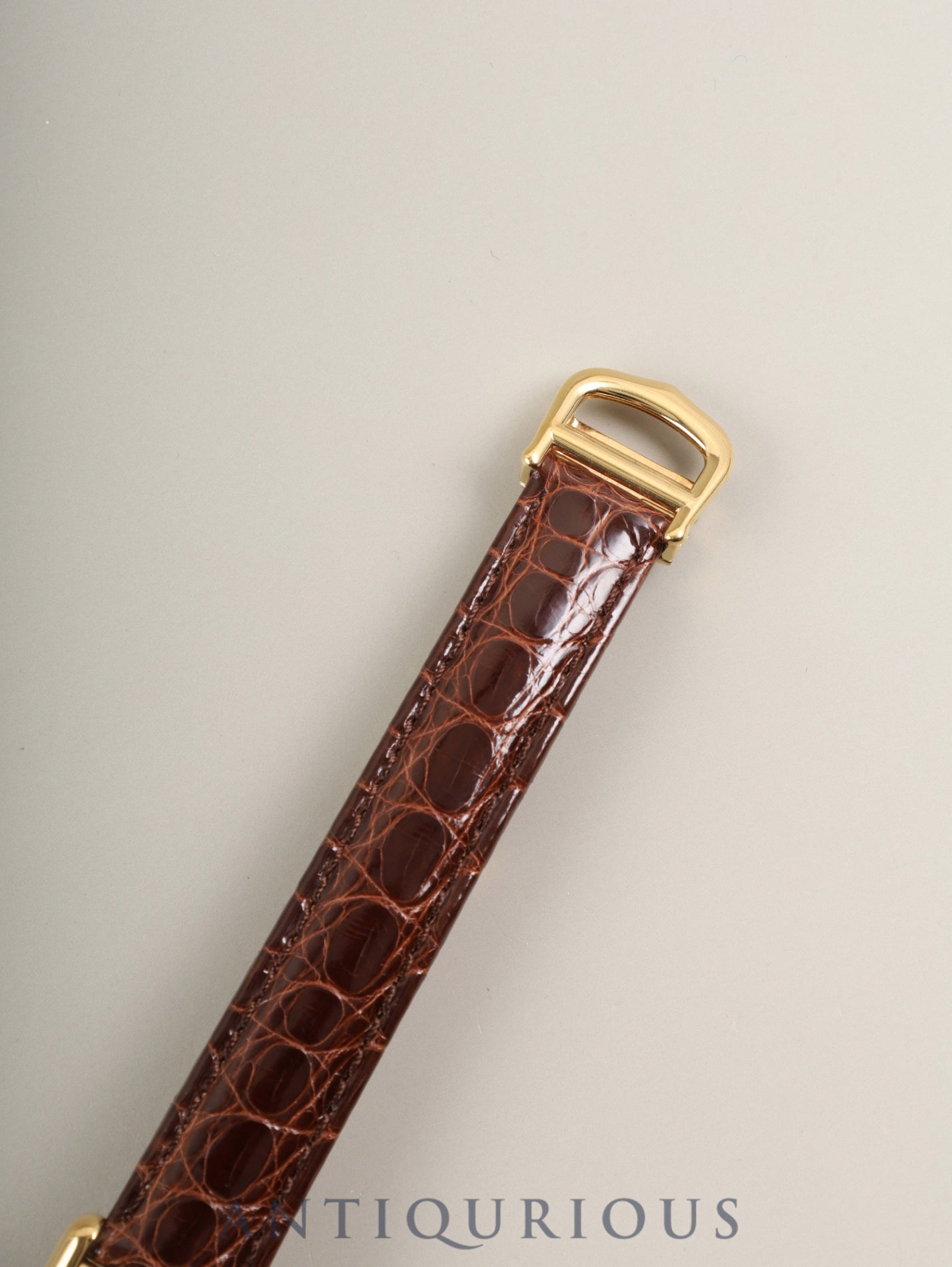 Cartier Must Tank SM 5057001 Quartz Cal.057 SV925 Leather Genuine Deployant Buckle (GP) Trinity Dial (SWISS marking) Box Genuine Leather Strap Included Overhauled