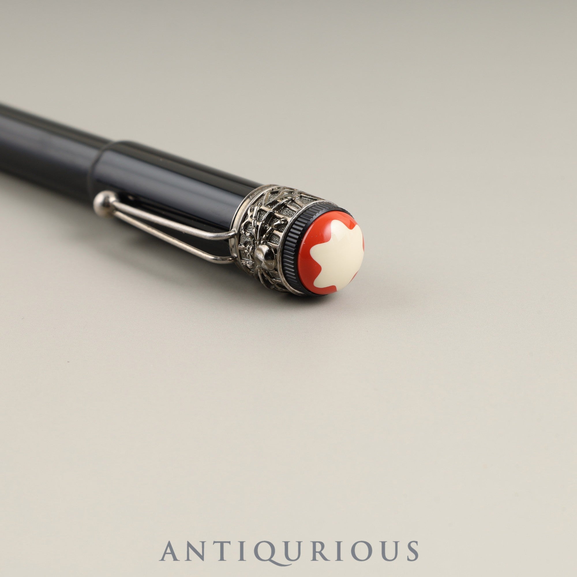 モンブラン ボールペン ヘリテイジ コレクション ルージュ&ノワール スペシャルエディション スパイダー GP×レジン ケース 国際保証書(2021年)未使用リフィル付属