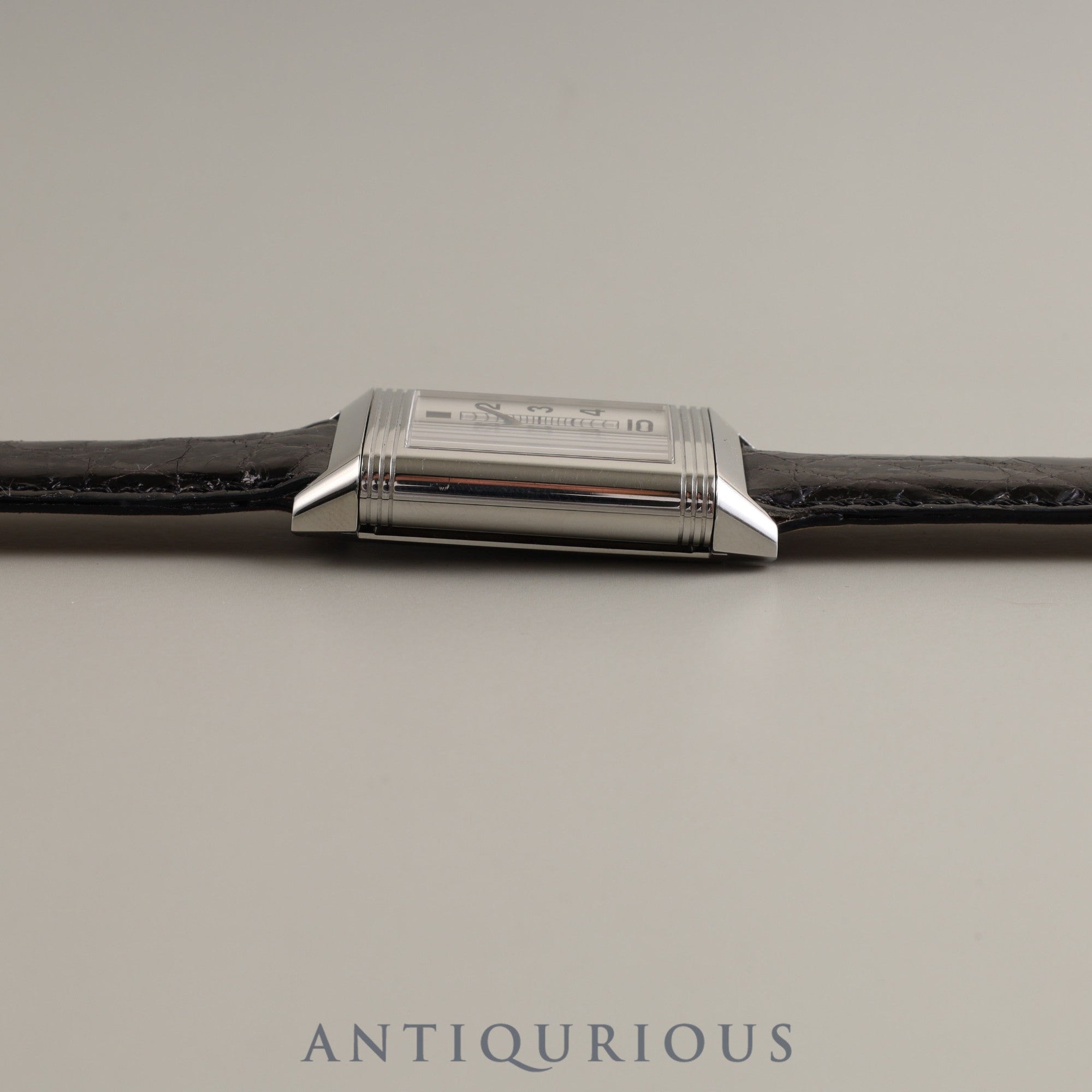 ジャガー・ルクルト ビッグレベルソ Q2708420(270.8.62)手巻き Cal.822 SS 革 純正バックル(SS)シルバー文字盤 箱 説明書 替えベルト