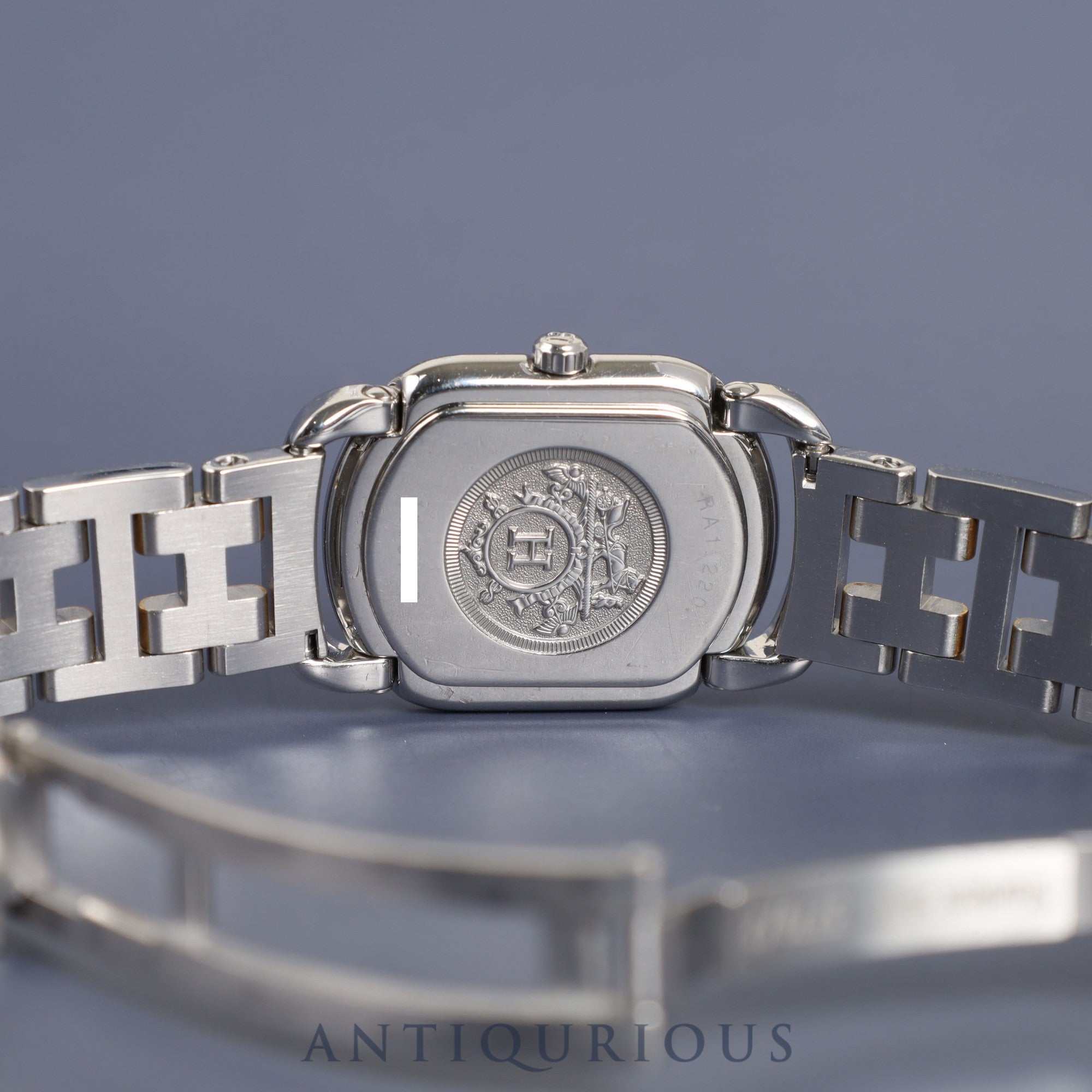 Hermes Rally RA1.220 Quartz Cal.976.001 SS/GP White Dial Overhauled