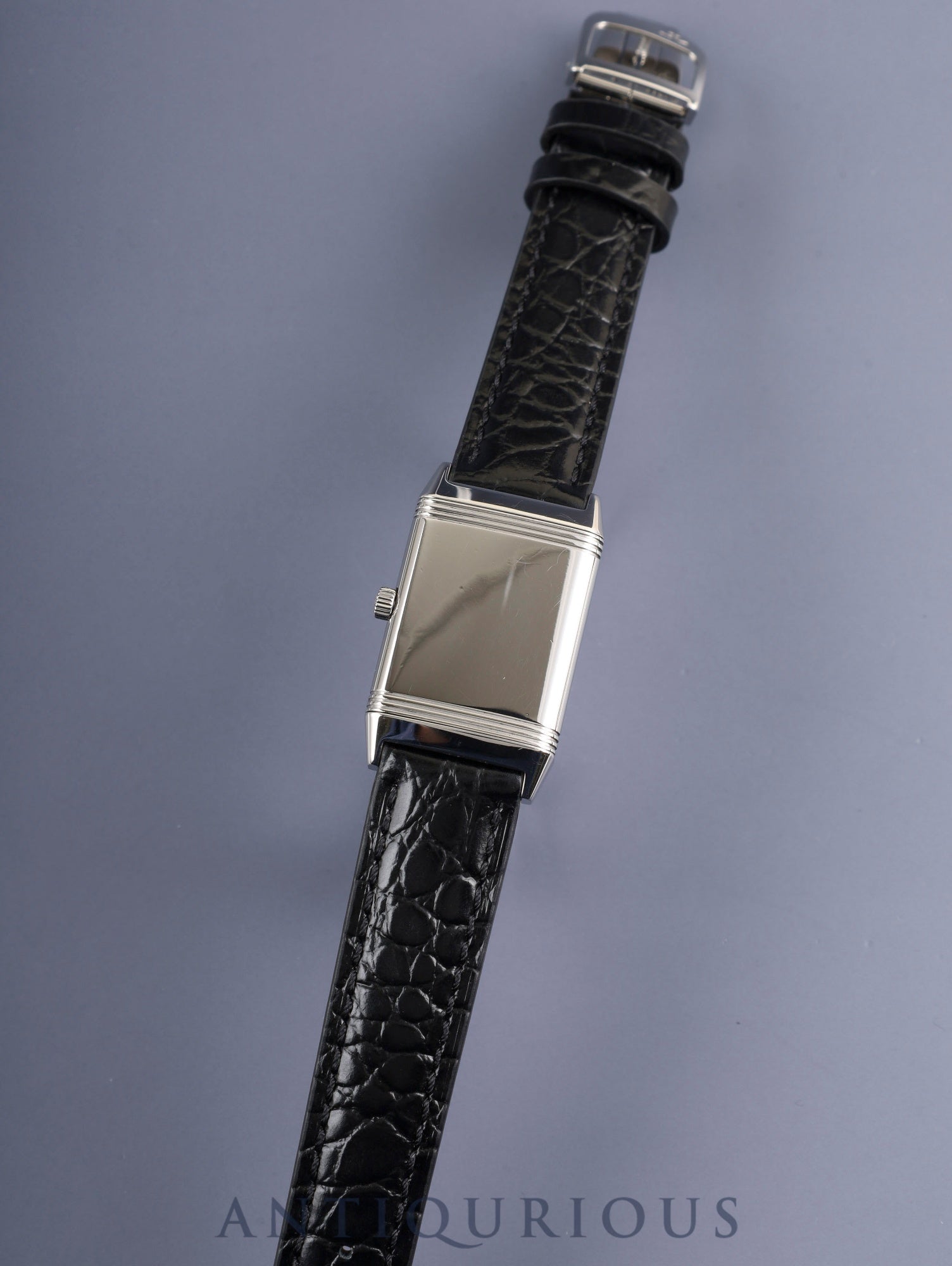 ジャガー・ルクルト レベルソ クラシック 252.8.86 / Q2508410 手巻き Cal.846/1 SS 革 純正バックル(SS) シルバーアラビア文字盤 オーバーホール済み