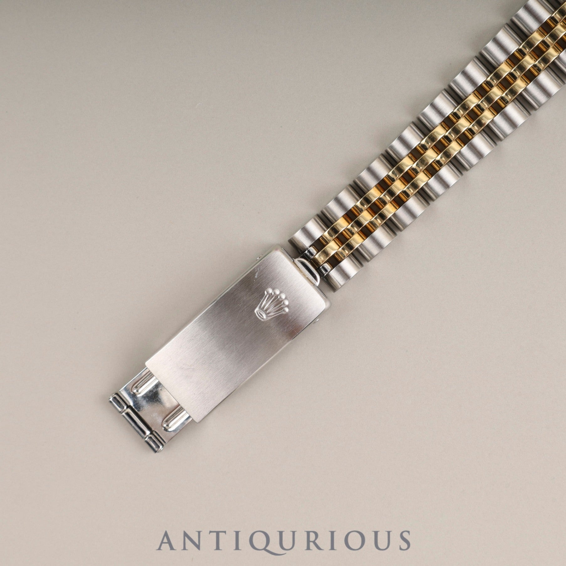 Rolex Lady-Datejust 69173 Automatic Caliber 2135 Stainless Steel/Yellow Gold White Shantung Dial W Serial Number (1994-1995) 1 Link Tag Overhauled