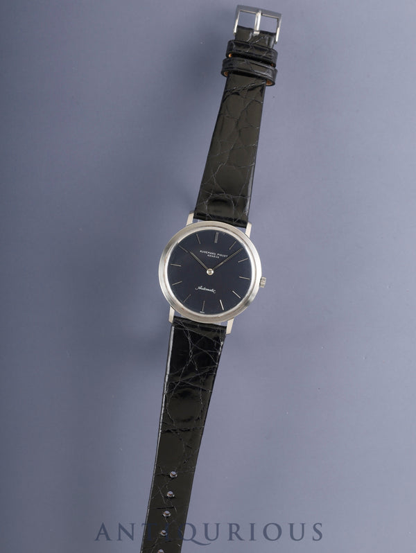 オーデマ・ピゲ ラウンド 自動巻き Cal.2120(K2120) SS 革 純正ピンバックル(SS)ネイビー文字盤(ドットロゴ)オーバーホール済み