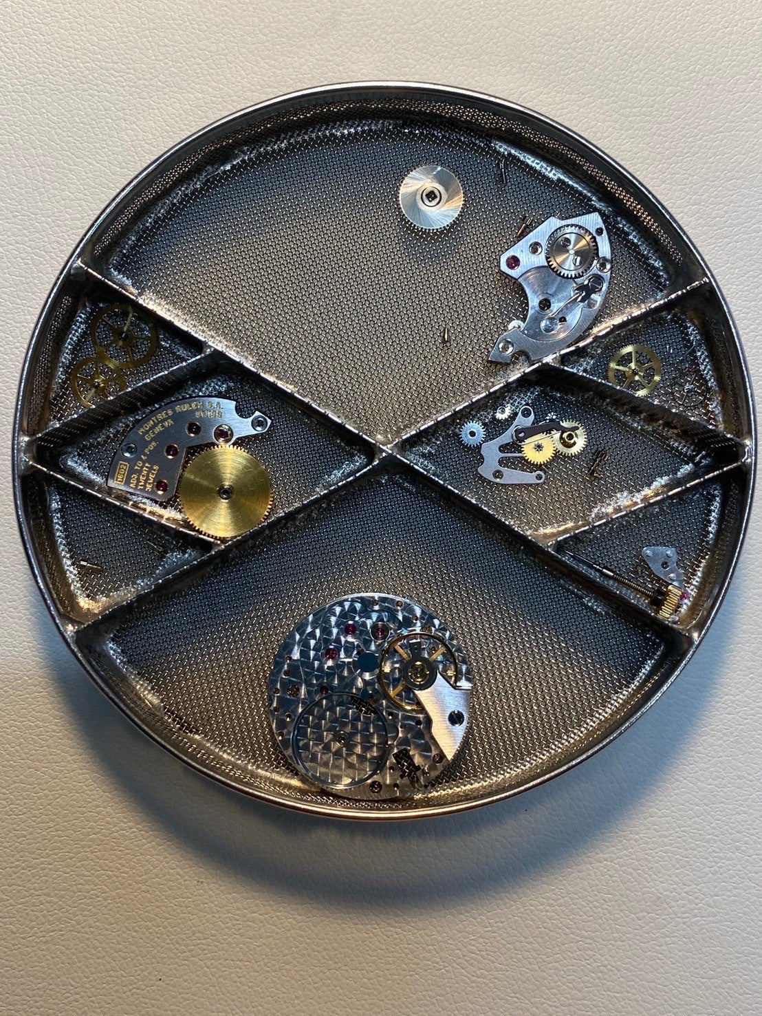 Rolex Cellini 4112 Manual winding Cal.1601 750YG Leather Genuine buckle (GP) White Roman dial 32mm N series (1991) Overhauled