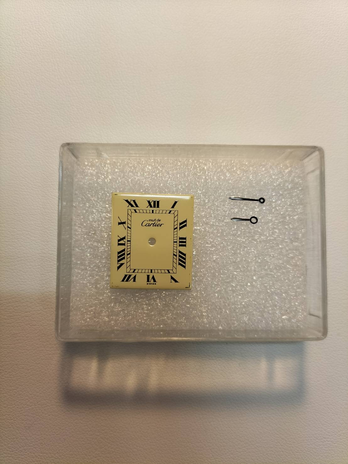 カルティエ マストタンク LM 手巻き Cal.78-1 SV925 革 純正ピンバックル(GP)アイボリーローマン文字盤(SWISS表記)オーバーホール済み