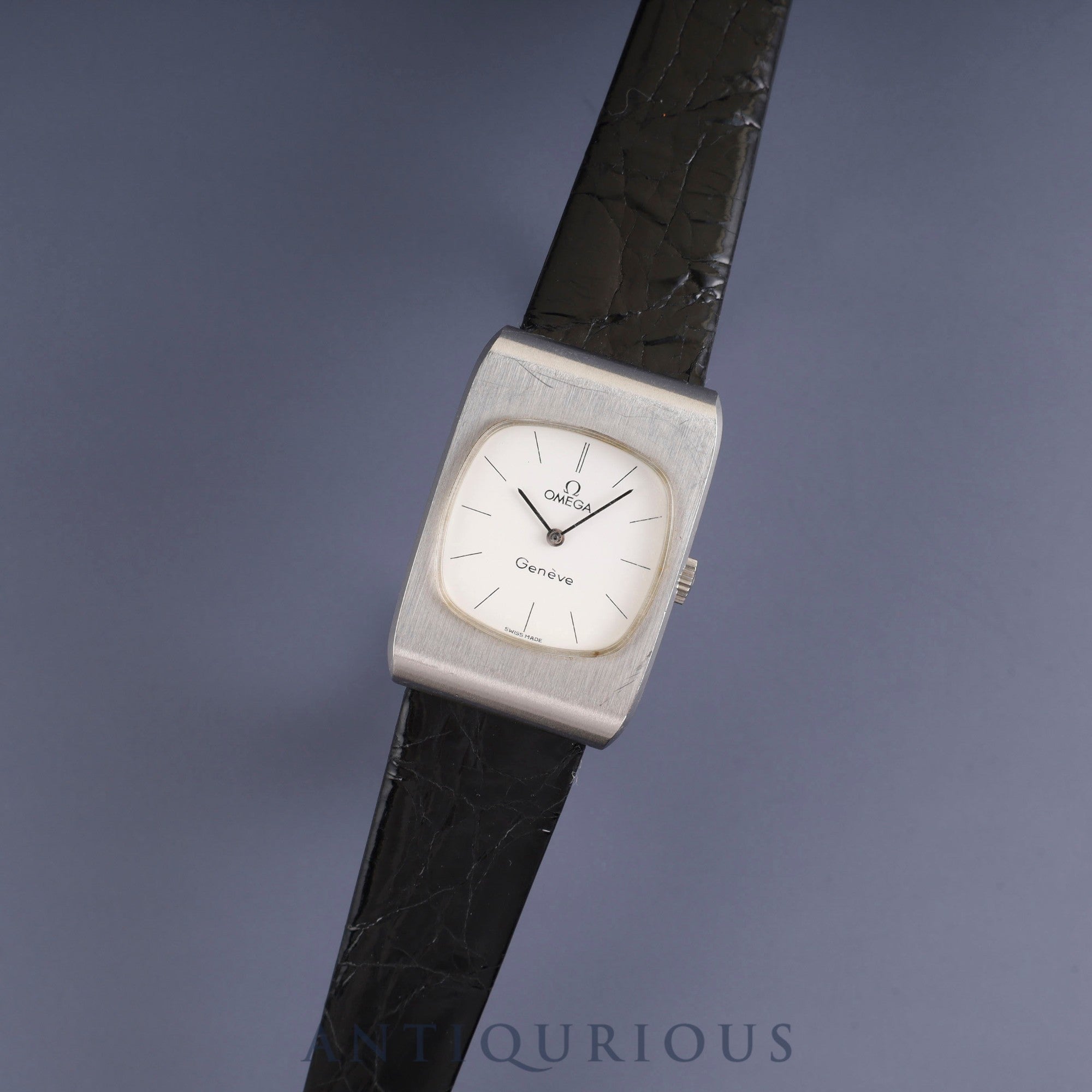 オメガ ジュネーブ 511.0470 手巻き Cal.625 SS 革 社外尾錠(SS) ホワイト文字盤 オーバーホール済み