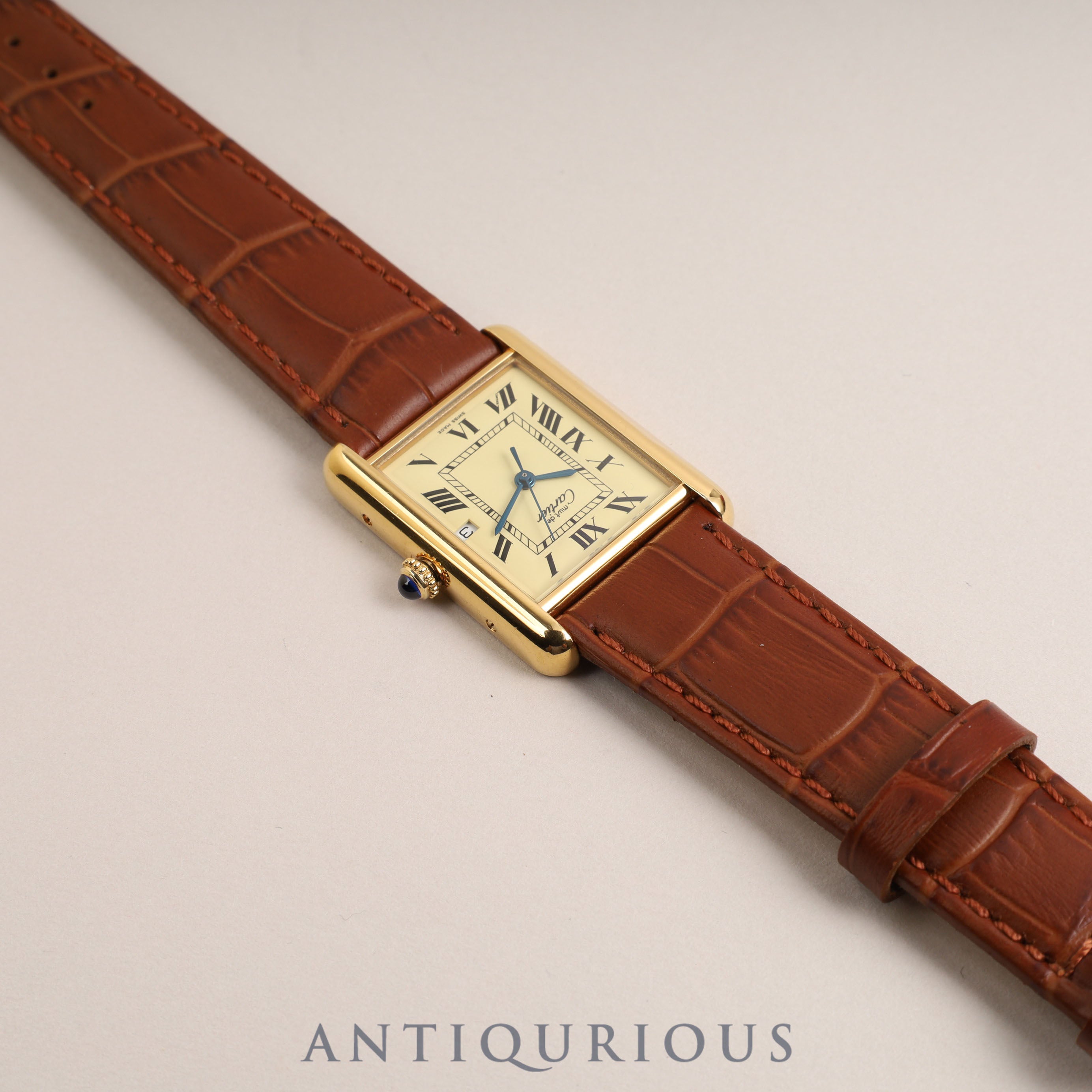 カルティエ マストタンク GM(XL) デイト QZ コンプリートサービス(フルメンテナンス)済み