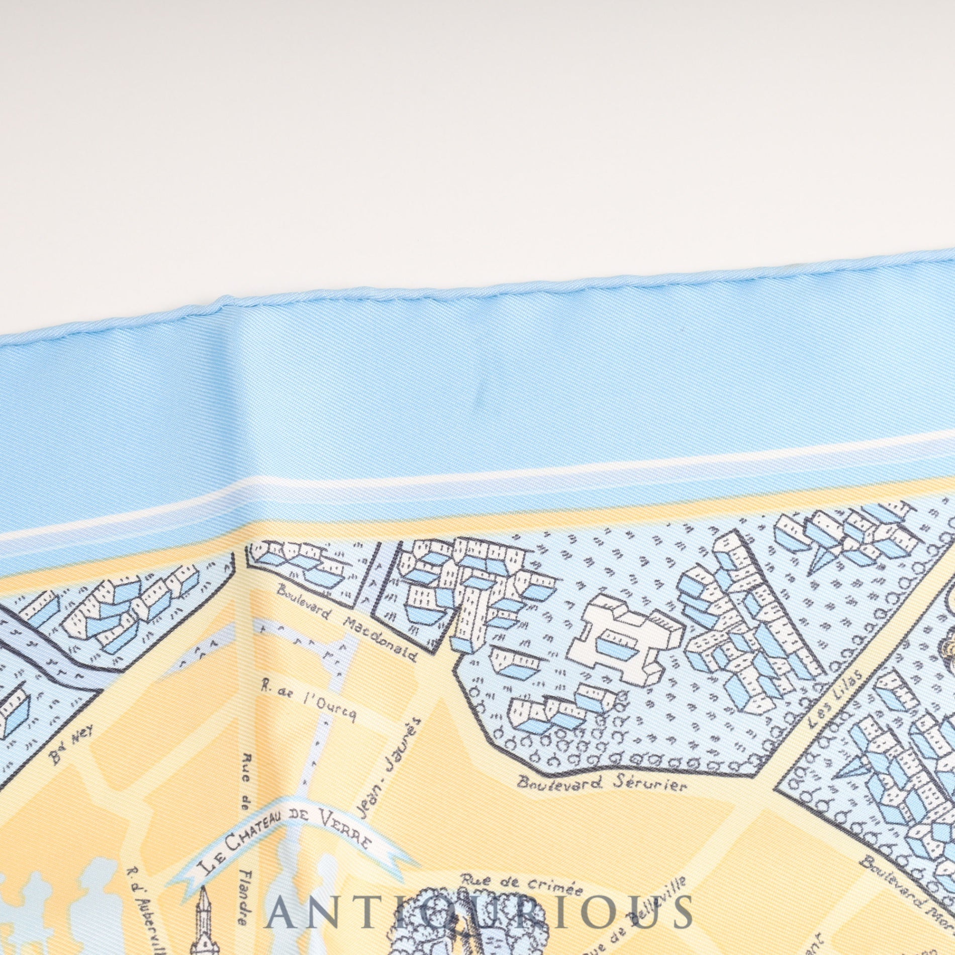 Hermes Scarf Carre 45 Paris Lovers SILK 100% Box