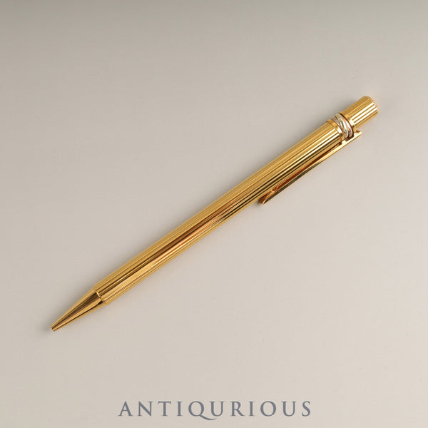 Cartier Trinity Ballpoint Pen, Blue Ink, Case, Booklet, International Warranty (1989), New Refill (Black)