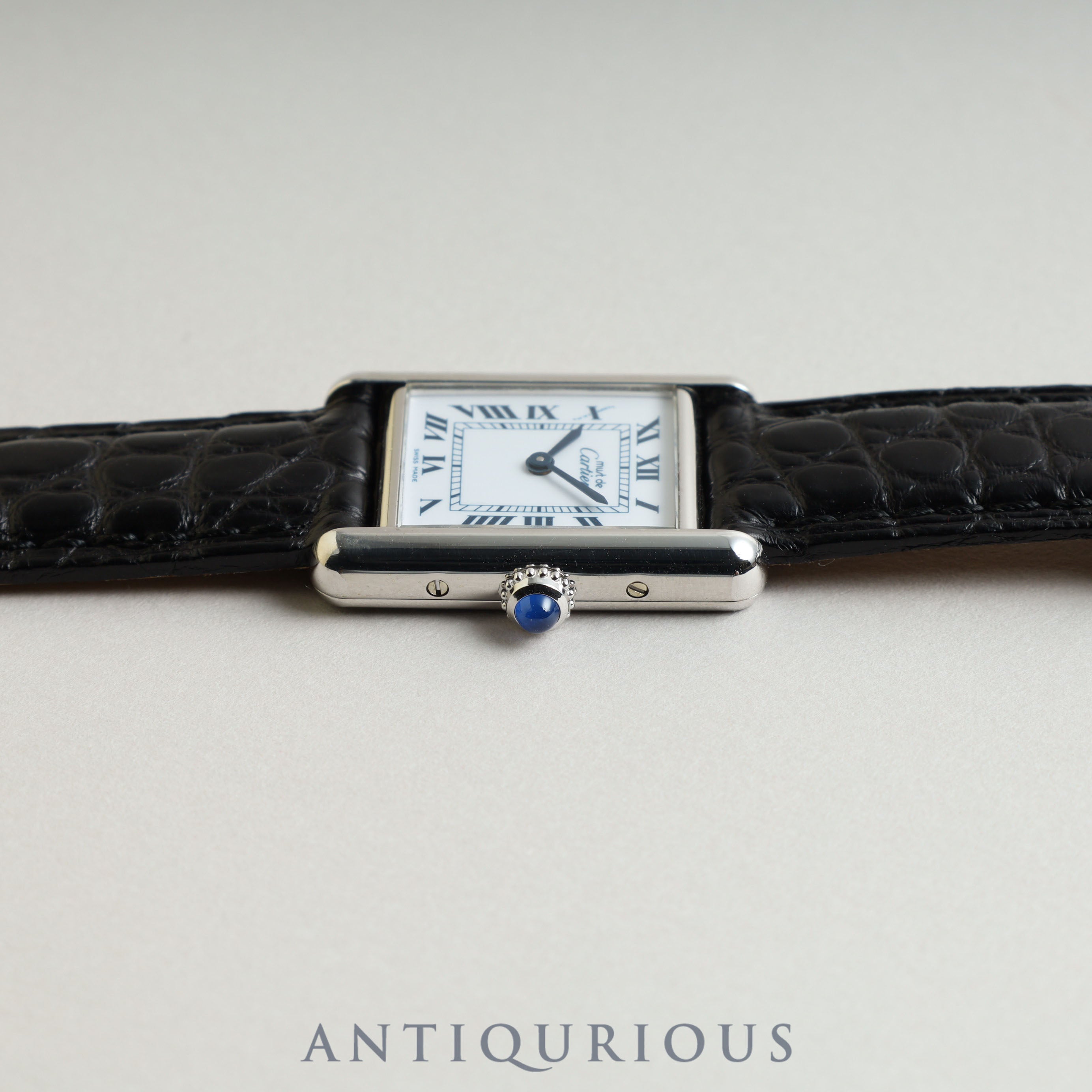 カルティエ マストタンク SM QZ ホワイトローマン文字盤