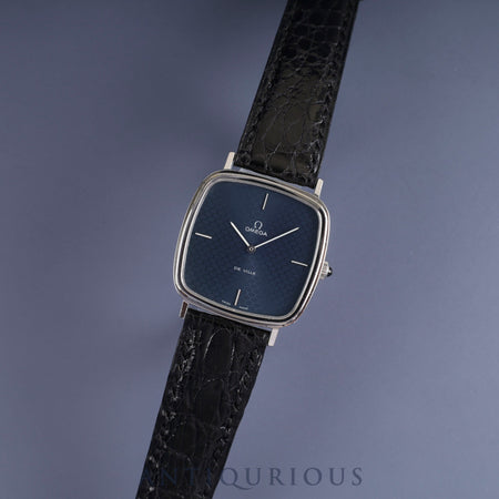 Omega De Ville 111.0118 Manual winding Cal.625 SS Genuine leather strap Genuine buckle (SS) Navy dial Overhauled