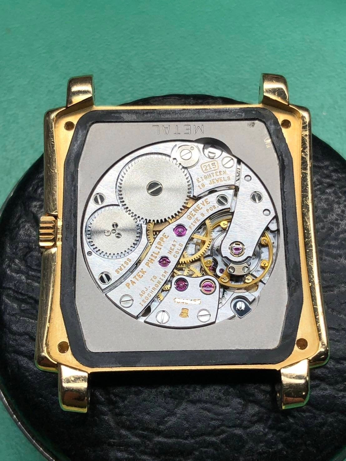 Patek Philippe Gondolo 5024J Manual winding Cal.215 YG Leather White Arabic dial Box Warranty (1995) Booklet
