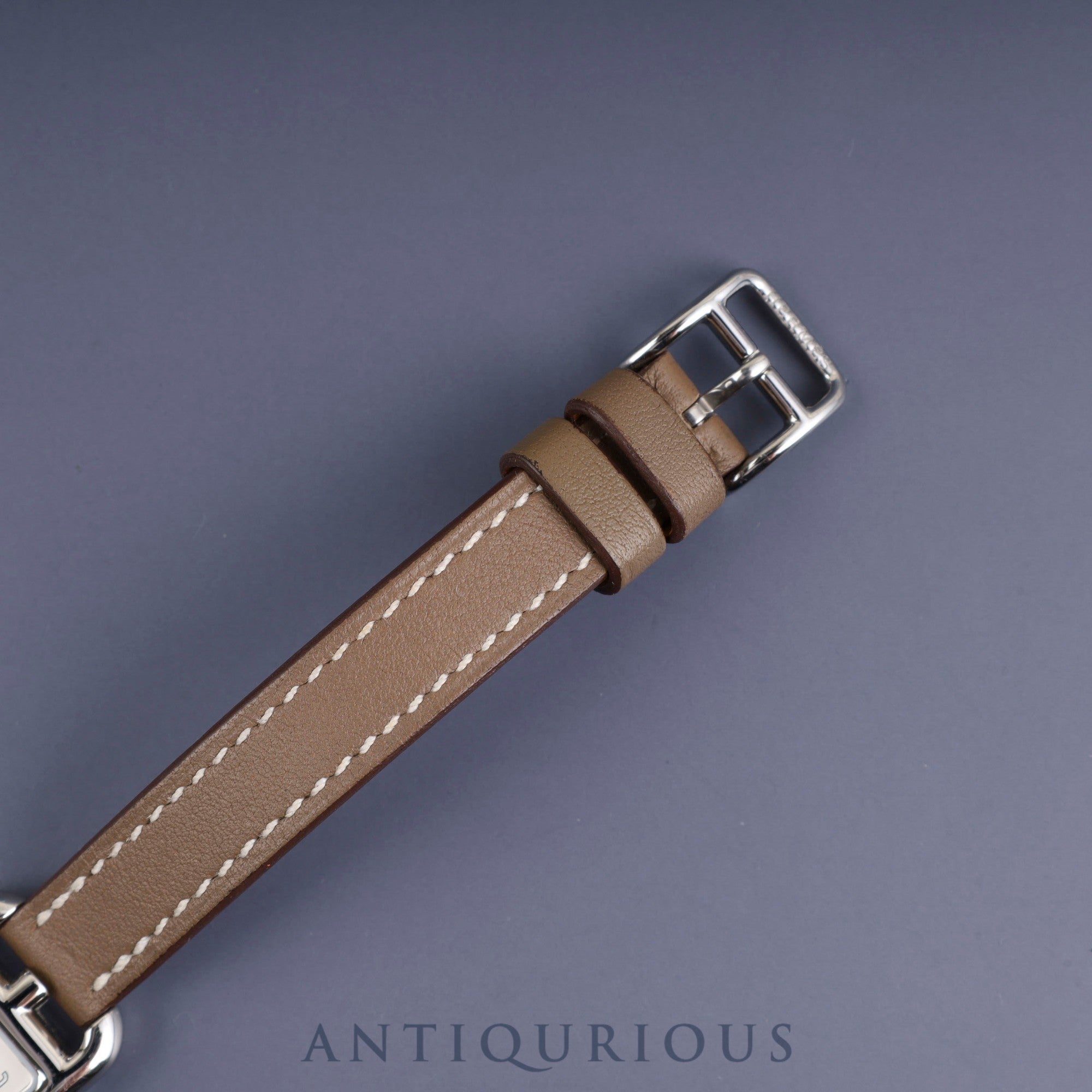 Hermes Nantucket NA2.110 / W044982WW00 Quartz Cal.280.002 SS Genuine leather strap (Z engraved: 2021) Genuine buckle (SS) Silver dial Box Booklet Warranty card (2021, personal name included) Overhauled