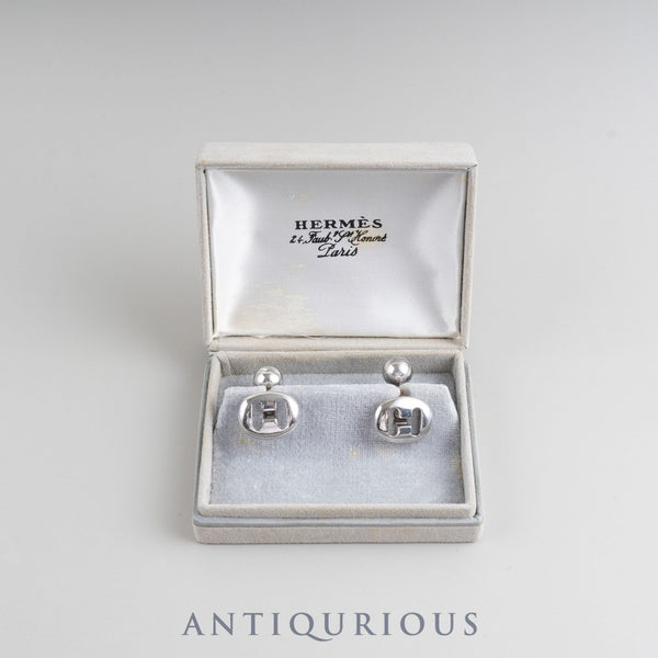 エルメス カフリンクス Hロゴ