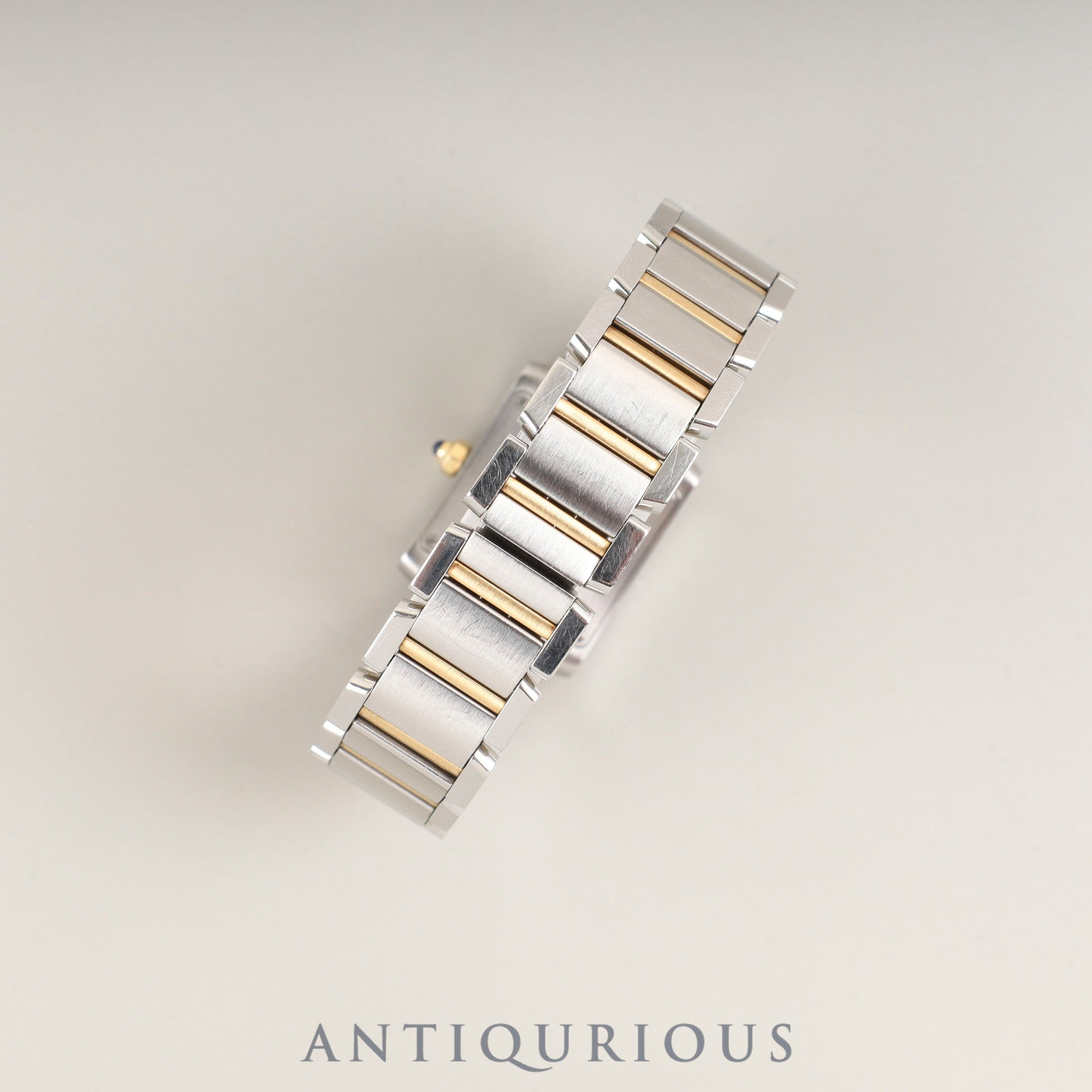 カルティエ タンクフランセーズ SM W51007Q4/3217 クォーツ Cal.057 SS/YG SS/YG アイボリーローマン文字盤 箱 保証書(2020年)オーバーホール済み