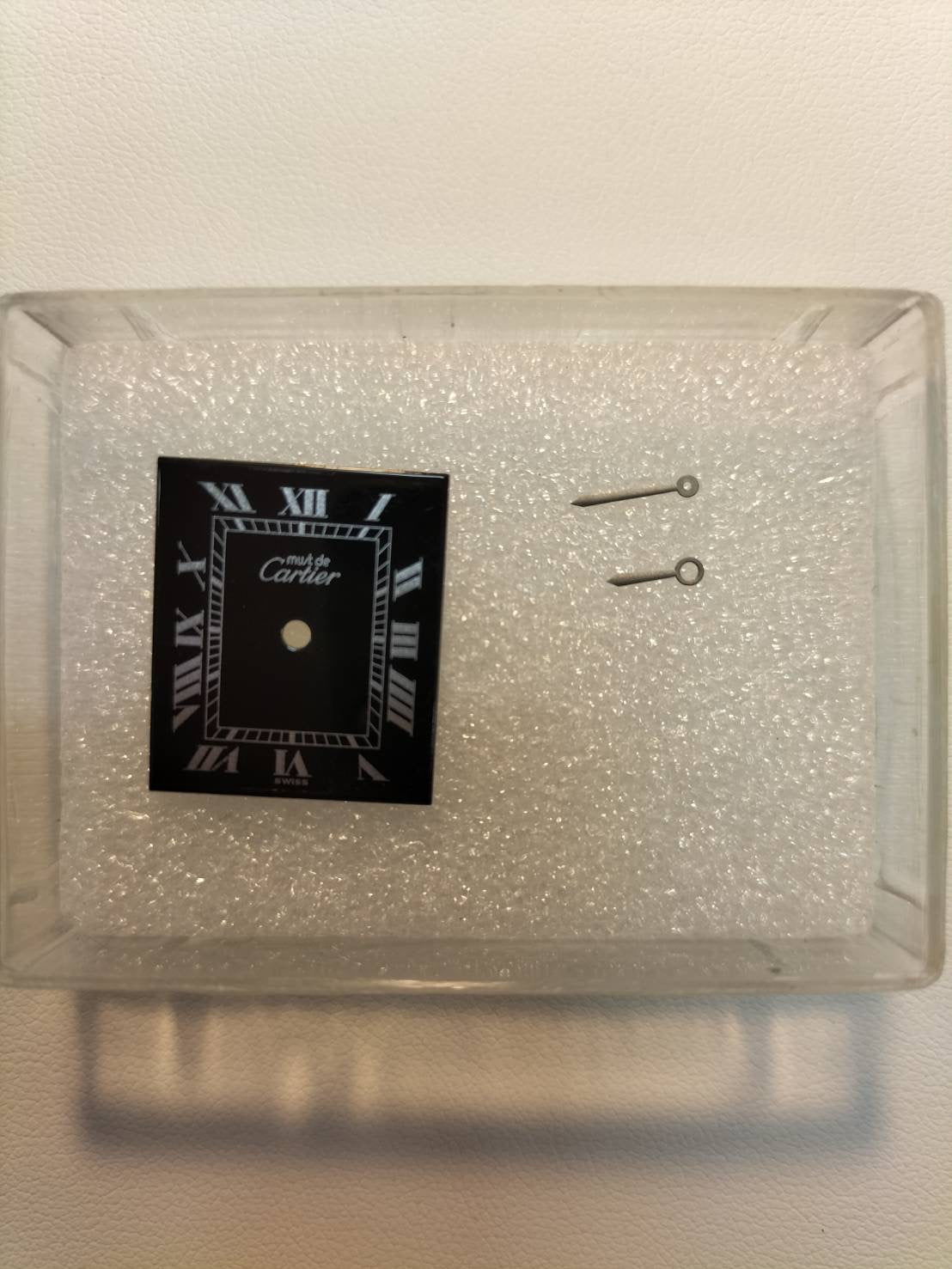 カルティエ マストタンク LM 6 手巻き Cal.78-1 SV925 革 純正ピンバックル(GP)ブラックローマン文字盤(SWISS表記)オーバーホール済み