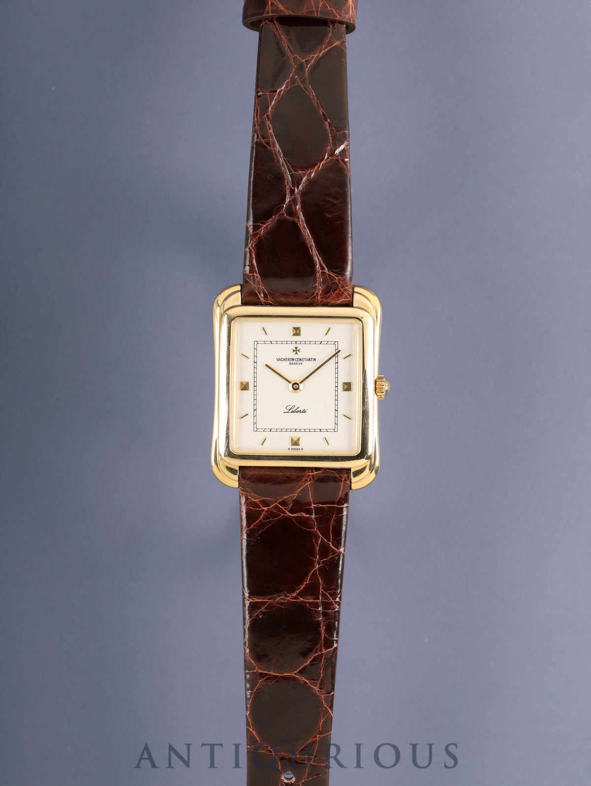 Vacheron Constantin Liberté 39044 / 1291-1991 Swiss Confederation 700th Anniversary Model Manual Winding Cal.1015 750YG Leather Original Pin Buckle (750YG) Silver Dial Overhauled