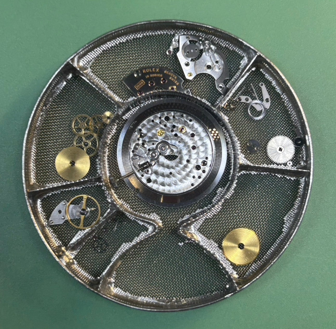 Rolex Cellini 3833 Manual winding Cal.1600 750 Leather Genuine buckle (GP) Silver dial No. 28 (1969) Box, booklet, warranty card Overhauled