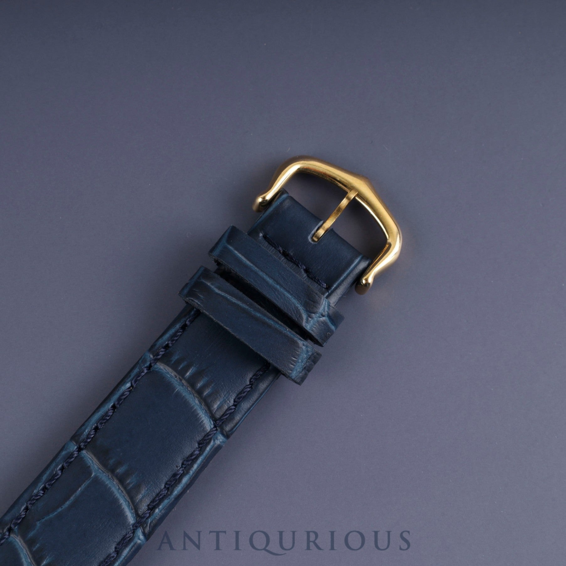 カルティエ マストタンク LM 手巻き Cal.78-1 SV925 革 純正尾錠(GP) ラピスラズリ文字盤 1976年頃~1981年頃 オーバーホール済み