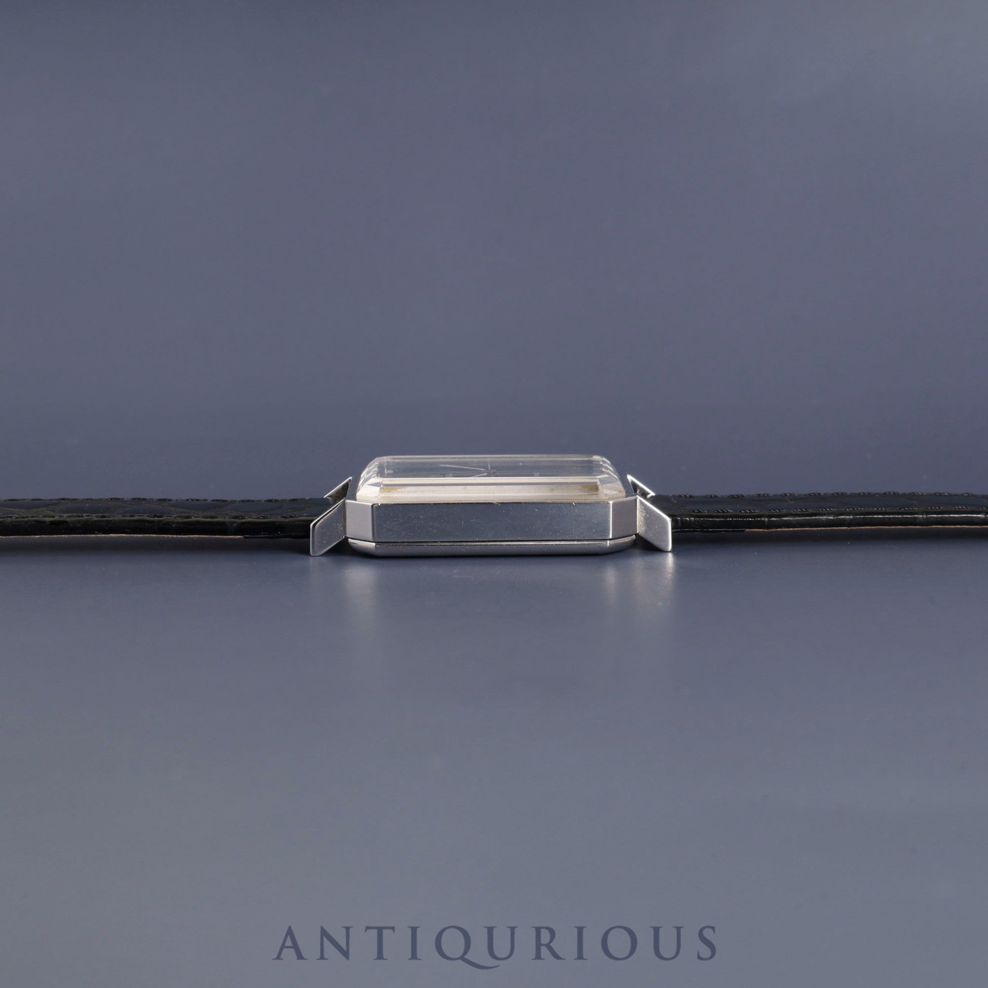 オメガ デ・ヴィル グリマデザイン 5110378 手巻き SS 革 社外尾錠(SS) ブルー文字盤 オーバーホール済み