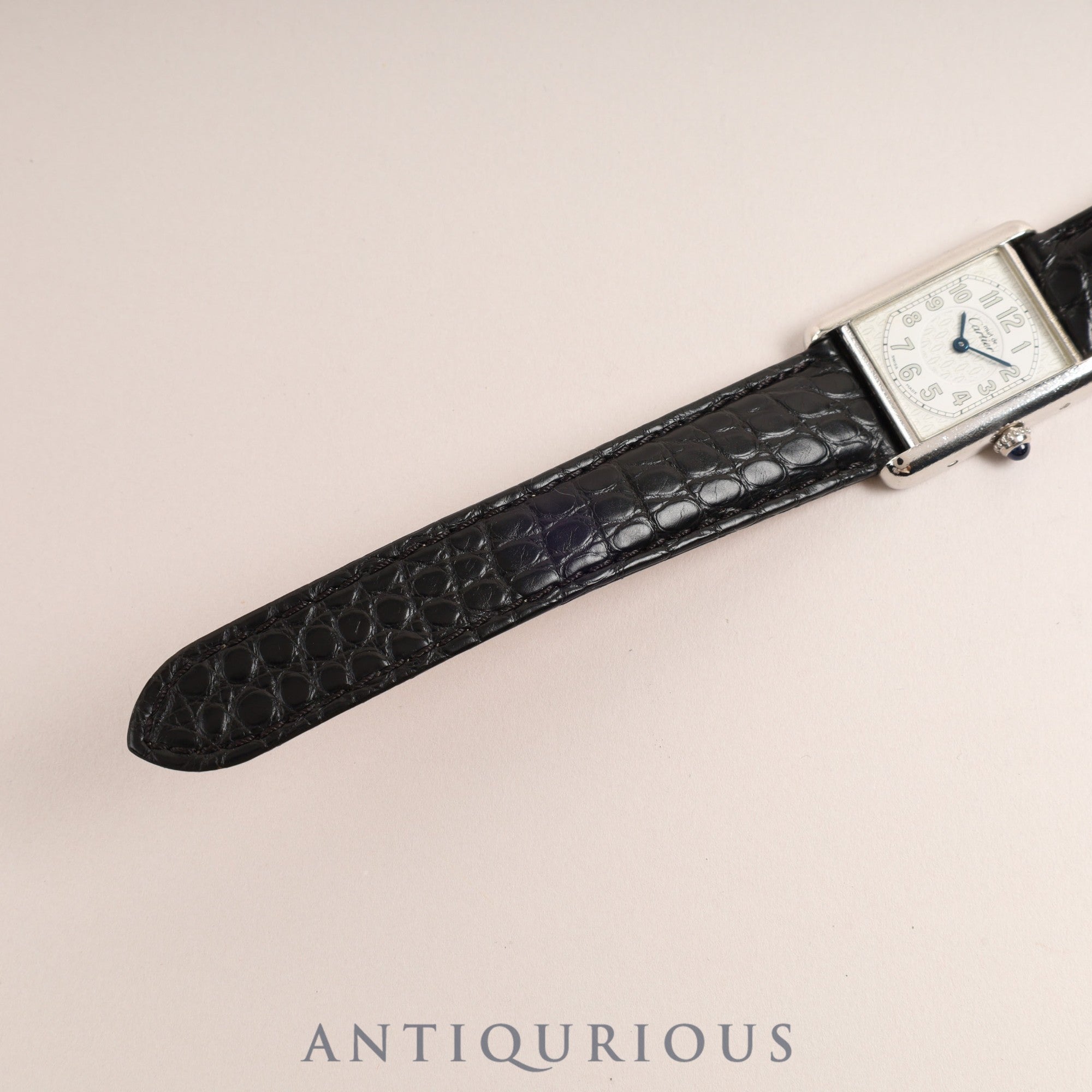 Cartier Must Tank MM QZ Telephone Dial Face
