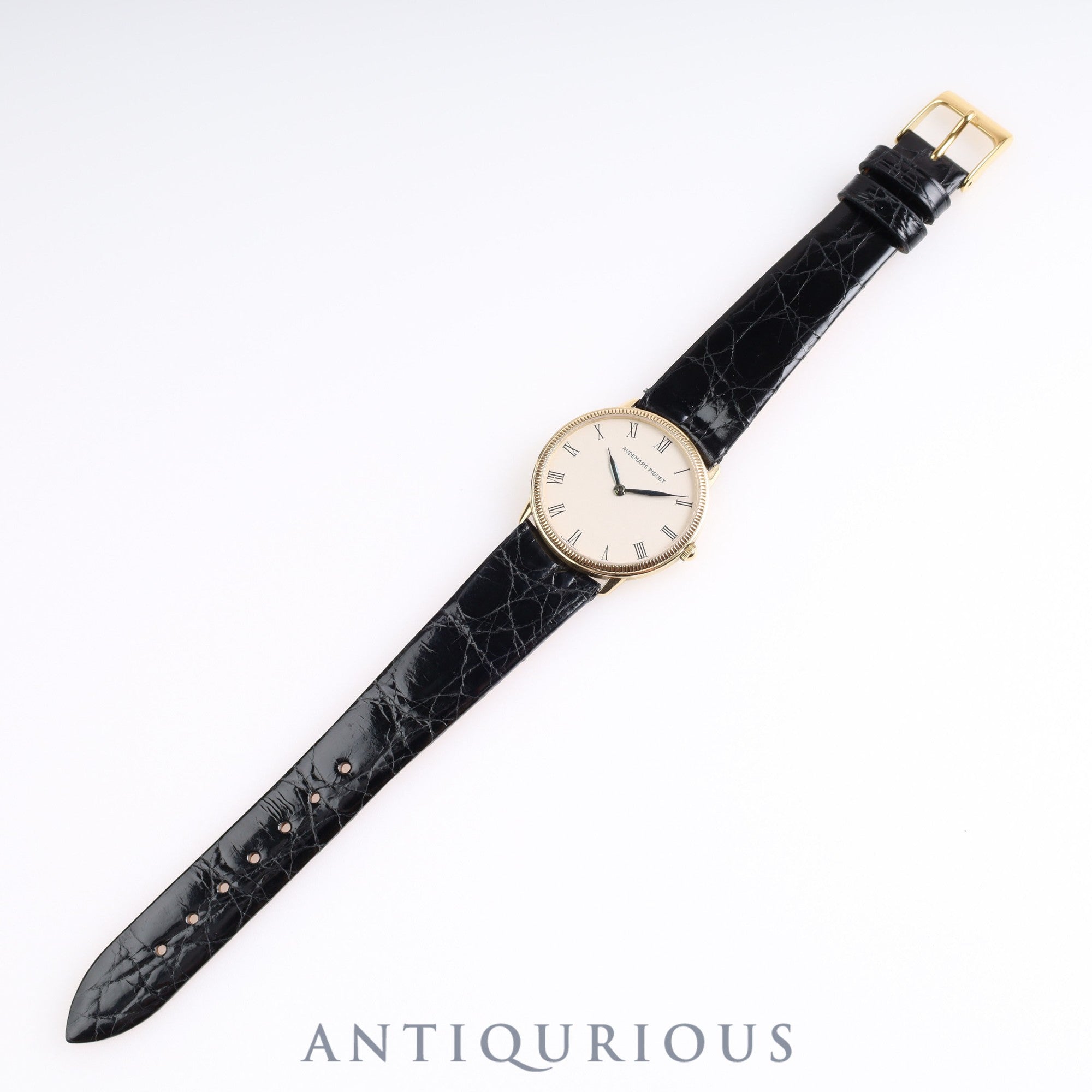 Audemars Piguet Round YG CASE Quartz Cal.2612 Ivory Dial 31.0mm