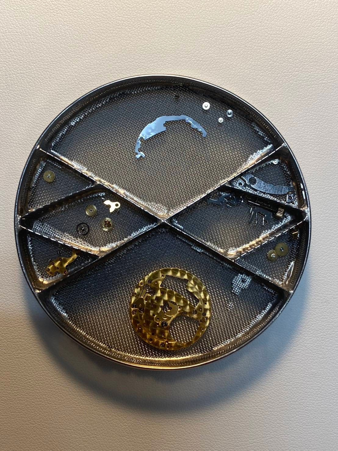 オメガ デ・ヴィル 195 077.2 クォーツ Cal.1378 GP 革 純正尾錠(GP)ブラック文字盤 オーバーホール済み