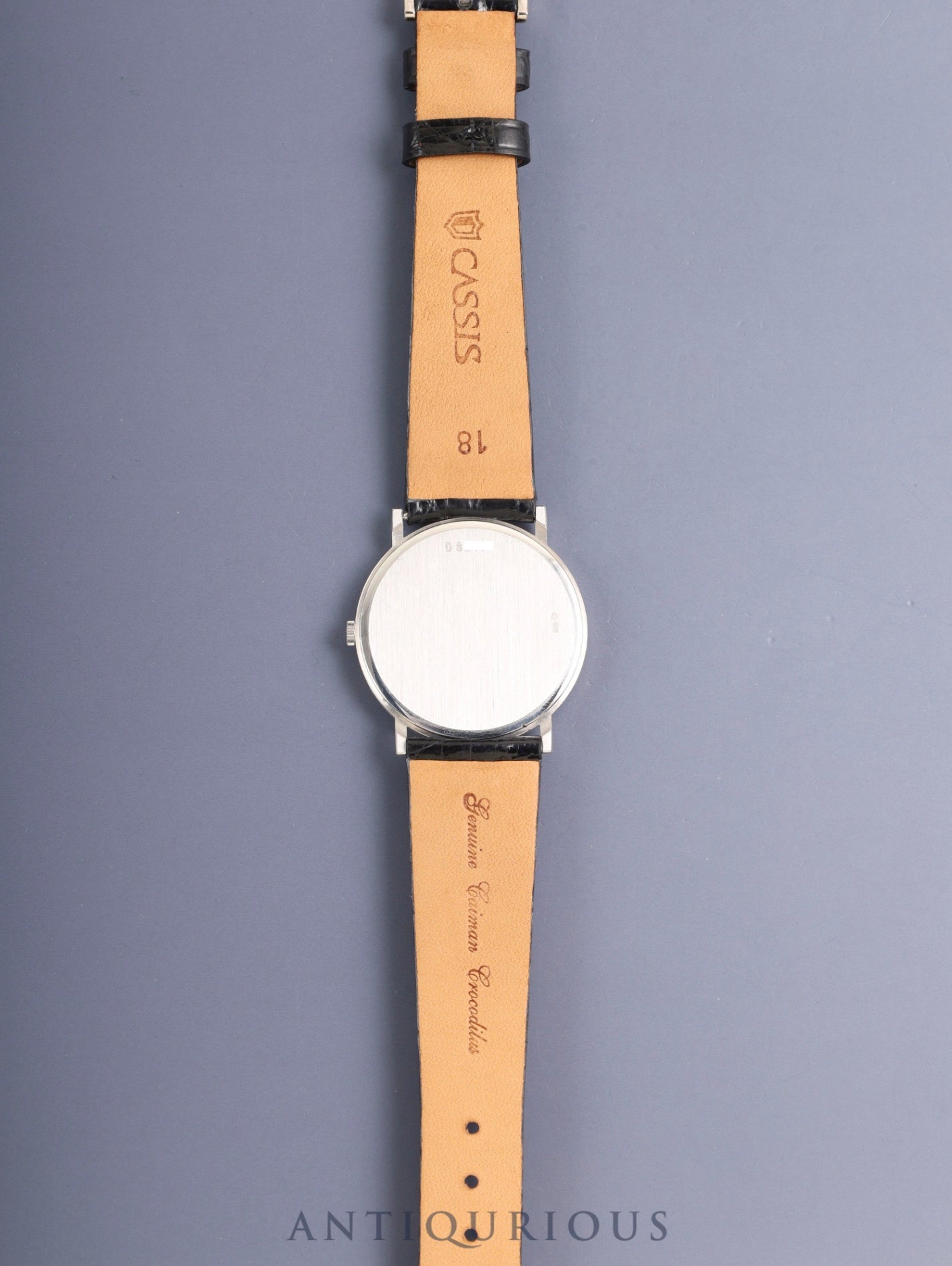 Audemars Piguet Round Manual Winding Cal.2080 750WG Leather Original Pin Buckle (750WG) White Roman Dial Box Original Leather Strap Overhauled