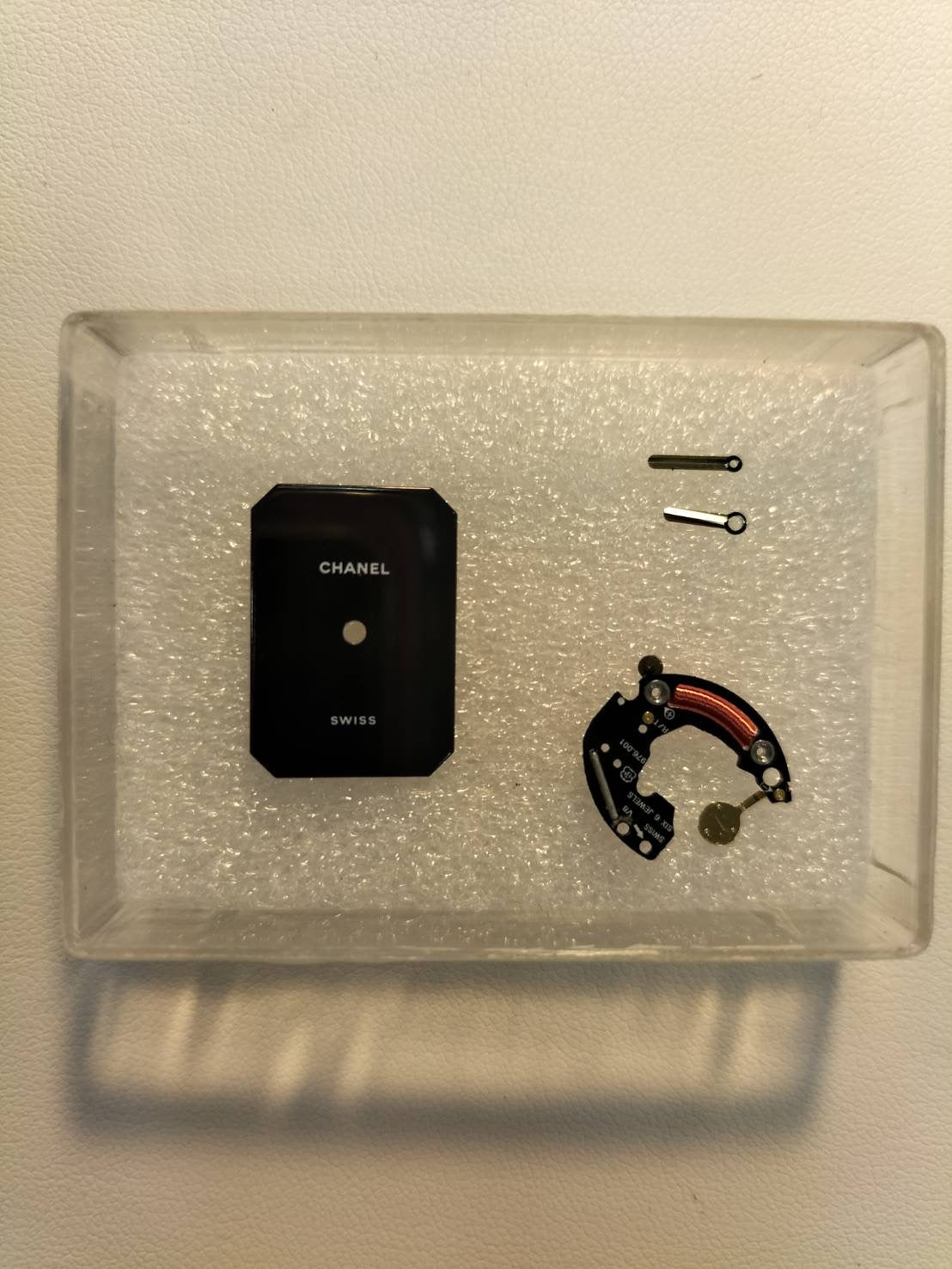 シャネル プルミエール S H0001 クォーツ Cal.976.001 GP GP/革 ブラック文字盤 オーバーホール済み