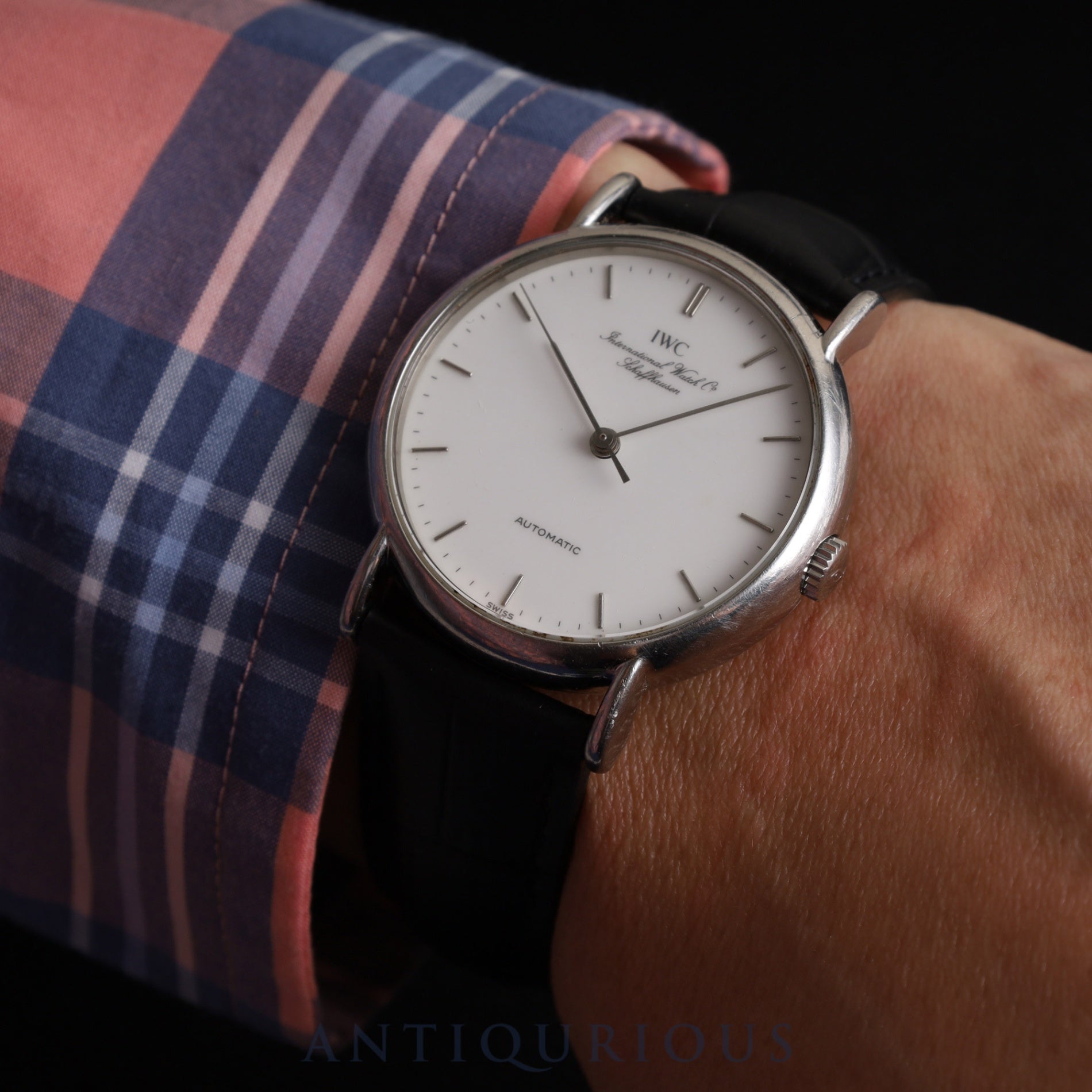 IWC Portofino IW351403 Automatic Cal.37521 SS Leather Third party buckle (SS) White dial Overhauled IWC