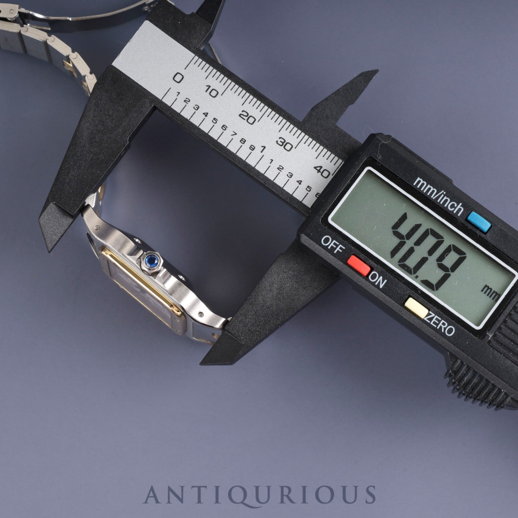 カルティエ サントス カレ LM 2961 自動巻き SS/YG SS/YG ホワイトローマン文字盤 カルティエブティックにてコンプリートサービス(フルメンテナンス)済み